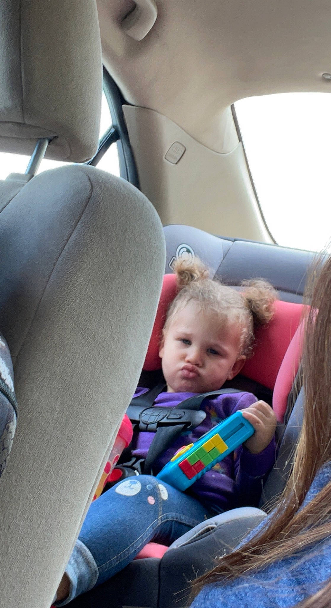 Brynlee is registered to the contest to win money with this photo: auto_part, automotive_design, automotive_exterior, baby, car, car_seat, car_seat_cover, child, comfort, family_car, head_restraint, luxury_vehicle, motor_vehicle, person, personal_luxury_car, seat_belt, sitting, toddler, vehicle, vehicle_door