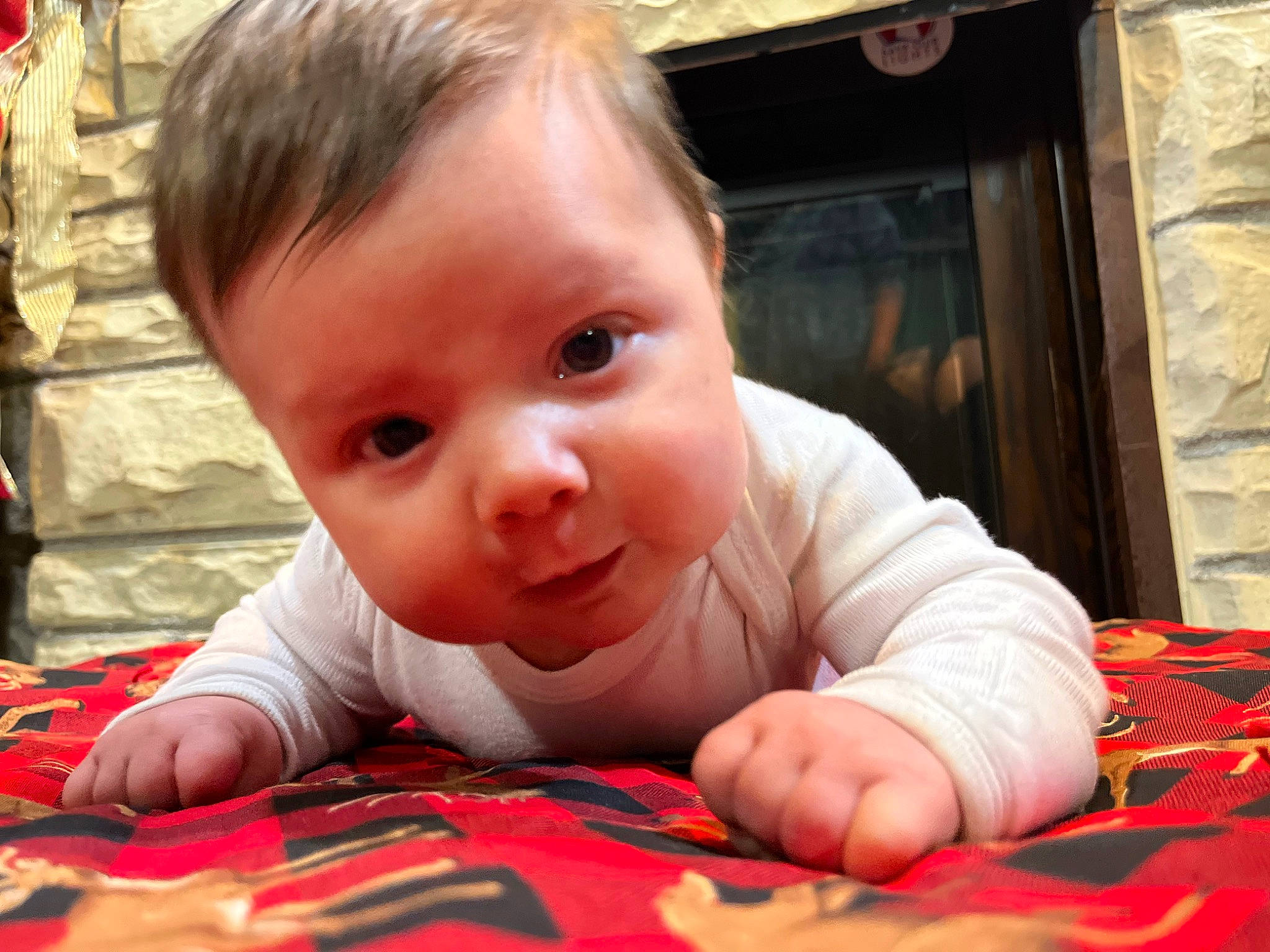Mathew joined the competition — help win amazing prizes! baby, baby_toddler_clothing, cheek, crawling, eye, finger, floor, flooring, hand, happy, human, human_body, iris, lip, mouth, nose, person, skin, smile, tummy_time
