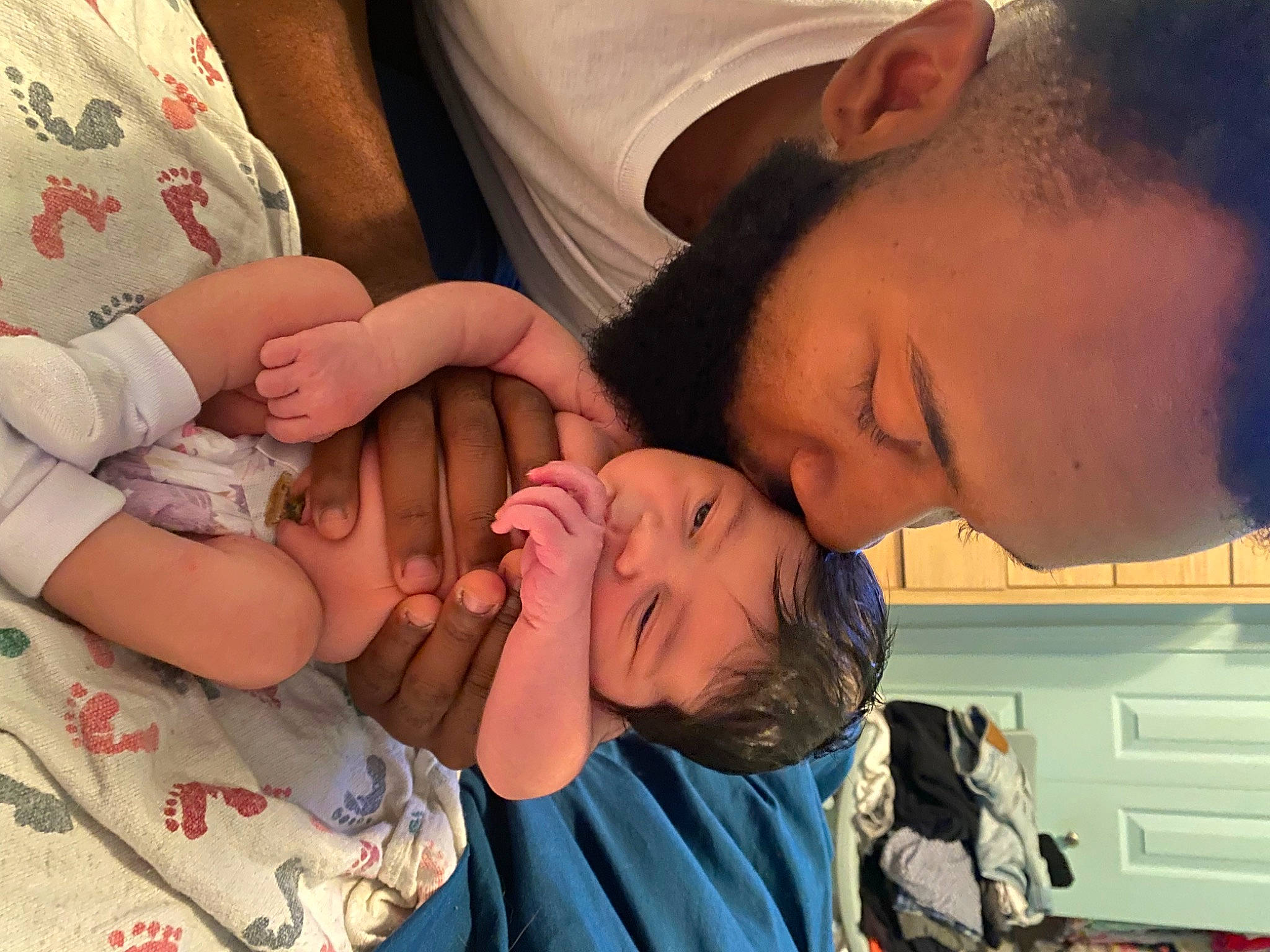 Ariella is registered to the contest to win money with this photo: arm, cabinetry, cheek, comfort, ear, eyelash, finger, gesture, hand, happy, human, interaction, mouth, muscle, nail, neck, nose, organ, person, skin