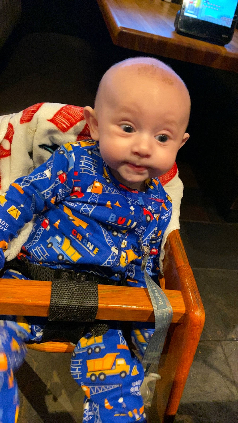 Mason joined the competition — help win amazing prizes! baby, baby_products, baby_toddler_clothing, carmine, cheek, child, comfort, electric_blue, fun, person, plastic, play, sitting, smile, toddler, travel