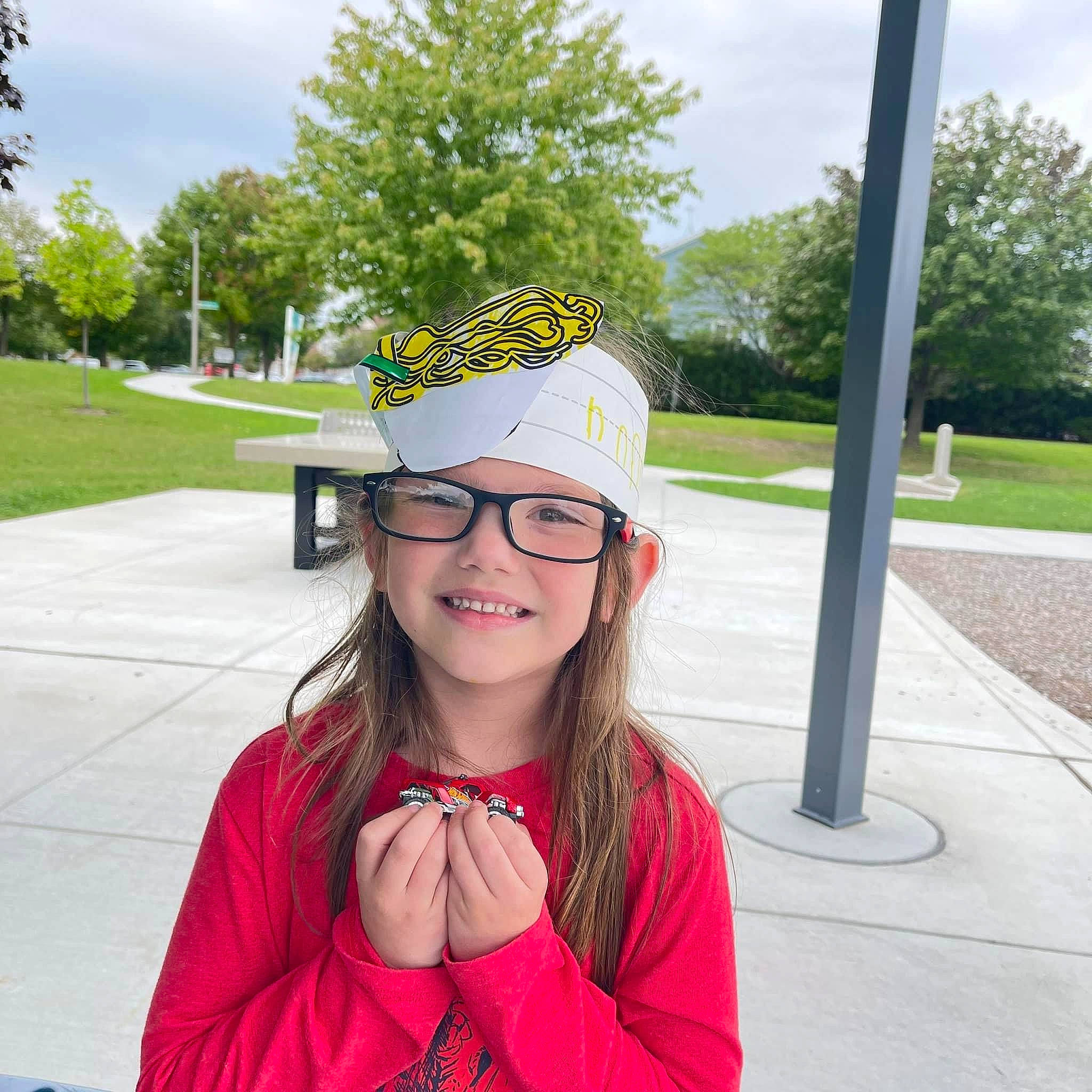 Corey joined the competition — help win amazing prizes! cap, cloud, costume_hat, electric_blue, eyewear, fun, glasses, grass, happy, hat, headgear, headwear, joy, leisure, person, personal_protective_equipment, plant, recreation, selfie, sky