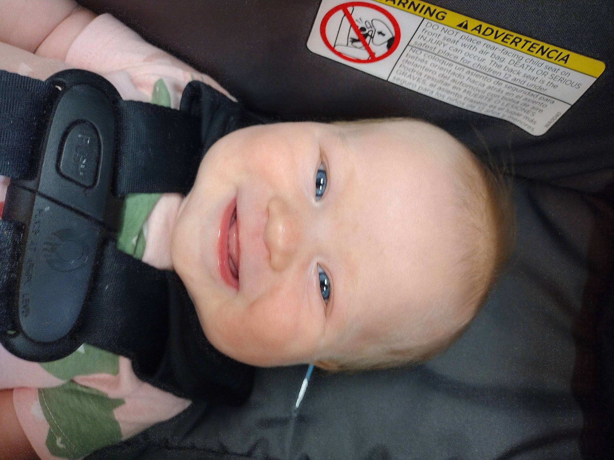 Payton joined the competition — help win amazing prizes! baby, baby_carriage, baby_products, baby_safety, baby_toddler_clothing, cheek, child, chin, close_up, eyebrow, facial_expression, happy, iris, joy, lip, mouth, nose, person, product, skin