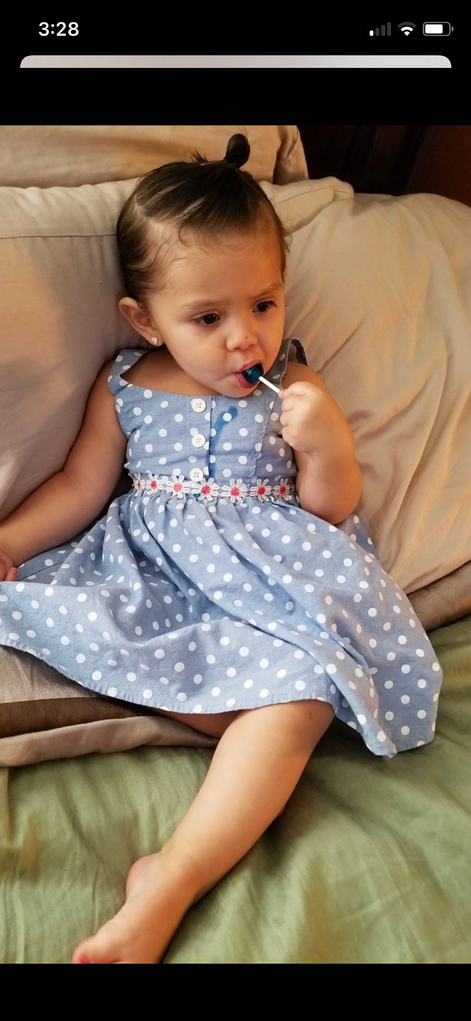 Alexa joined the competition — help win amazing prizes! baby_toddler_clothing, comfort, day_dress, dress, eye, face, finger, flash_photography, hair, hand, head, human_body, iris, joint, neck, one_piece_garment, person, purple, shoulder, skin