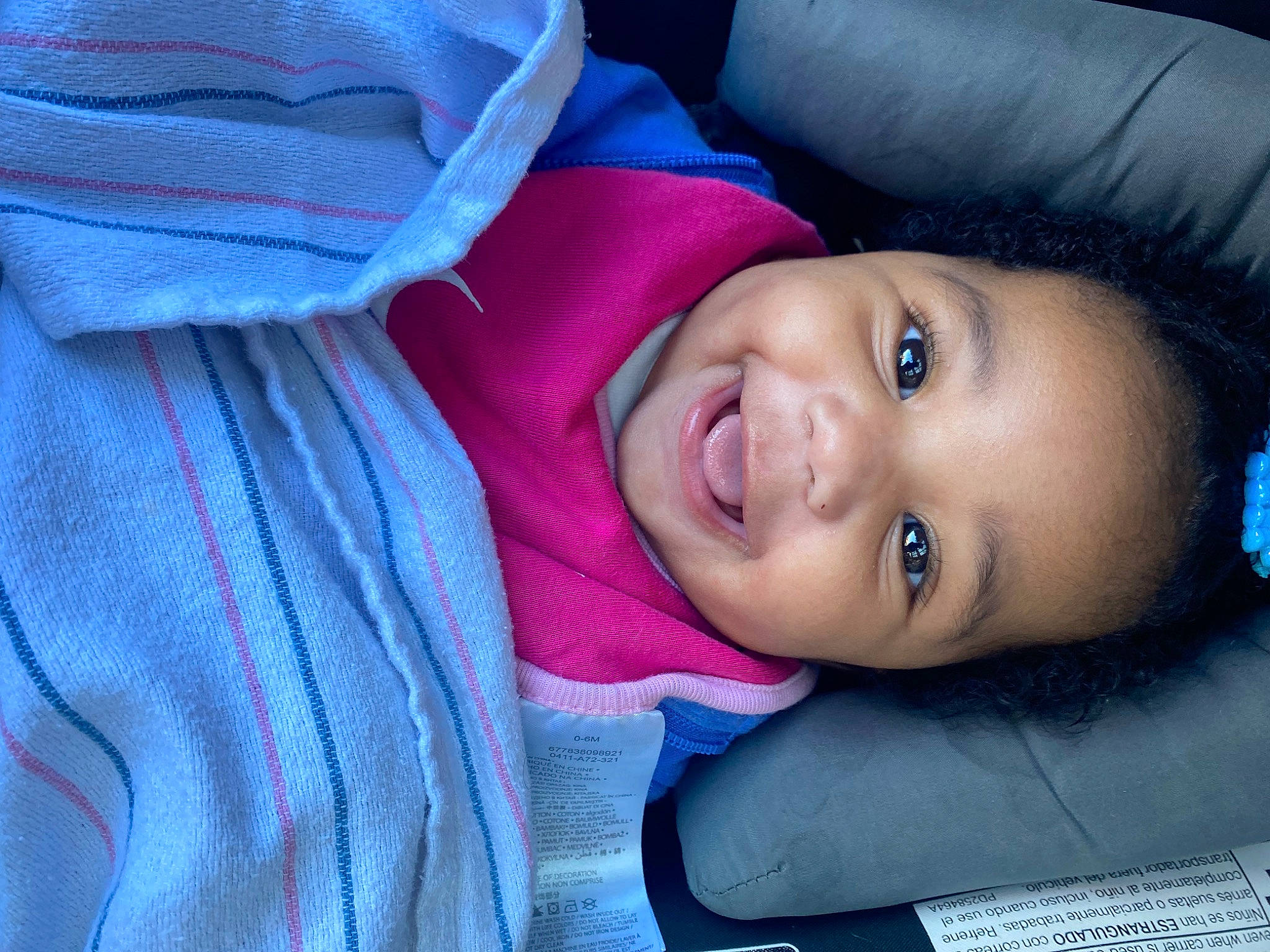 Avayah is registered to the contest to win money with this photo: azure, cheek, chin, comfort, cool, eye, eyebrow, flash_photography, happy, head, iris, joy, lip, mouth, nose, person, purple, skin, smile, textile