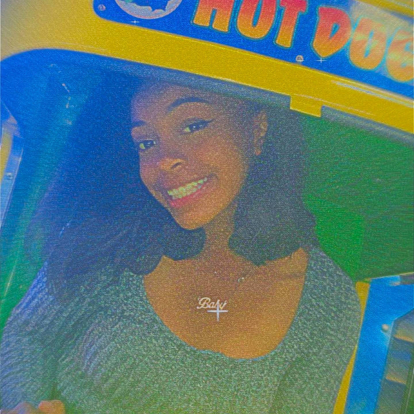 Seralynn is registered to the contest to win money with this photo: art, chest, chin, drawing, electric_blue, eyebrow, font, fun, graphics, happy, illustration, joy, logo, paint, painting, pattern, person, retro_style, smile, textile