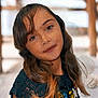 Harbor is registered to the contest to win money with this photo: child, girl, portrait, face, hair, dress, outdoor, blurred_background, young, smile, person, fashion, casual, natural_light, cute, pretty, eyes, standing, colorful, lace