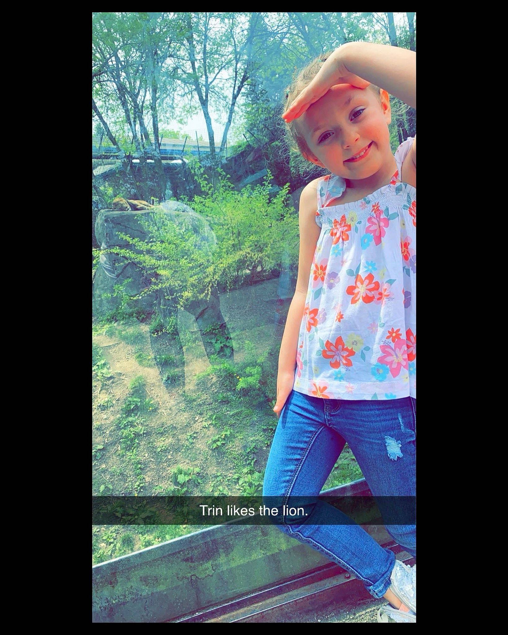 Trinity joined the competition — help win amazing prizes! denim, display_device, electric_blue, electronic_device, flash_photography, font, gadget, grass, happy, headwear, jeans, joy, magenta, people_in_nature, person, plant, sleeve, t_shirt, technology, tints_and_shades