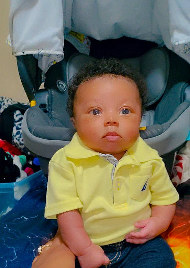 Bentlee joined the competition — help win amazing prizes! auto_part, baby, baby_carriage, baby_toddler_clothing, blue, car_seat, chair, cheek, child, comfort, eye, fun, happy, head, mouth, person, product, seat_belt, sitting, toddler