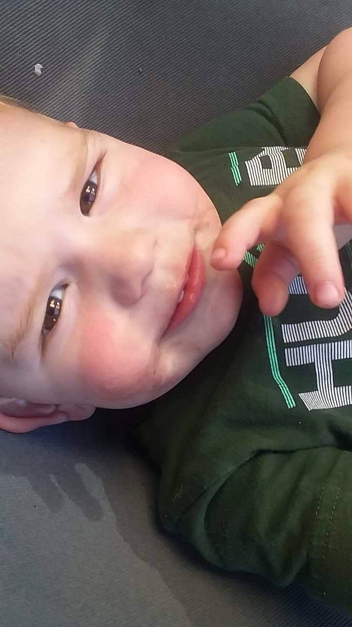 Deegan joined the competition — help win amazing prizes! arm, baby, cheek, child, chin, ear, eye, eyebrow, face, finger, forehead, hand, head, headwear, lip, mouth, muscle, nose, person, photography