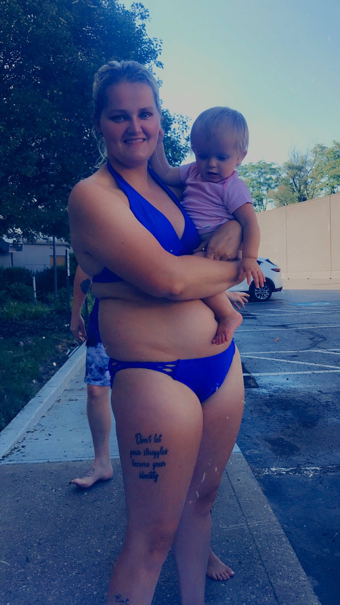 Raelynn joined the competition — help win amazing prizes! brassiere, face, hair, happy, head, human_body, joy, leg, leisure, muscle, people_on_beach, person, plant, shoulder, sky, smile, standing, swimwear, thigh, toddler