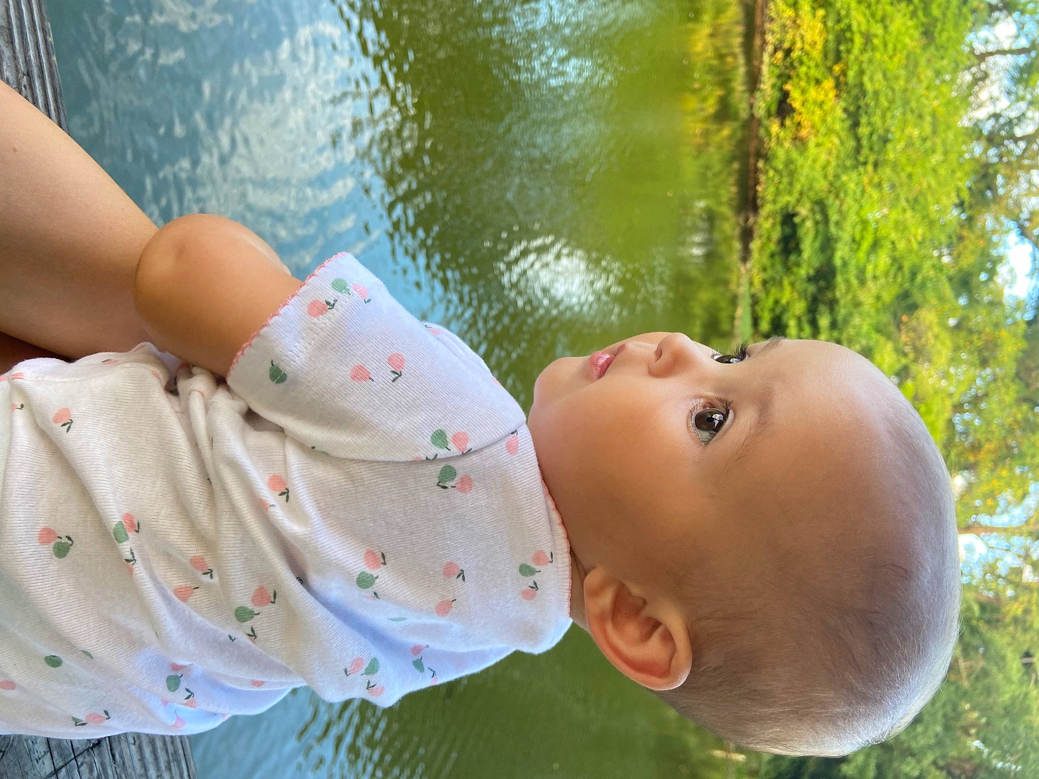 Cordelia joined the competition — help win amazing prizes! baby, baby_products, baby_toddler_clothing, child, fun, grass, happy, hat, leisure, lip, pattern, people_in_nature, person, plant, recreation, skin, smile, toddler, tree, vacation