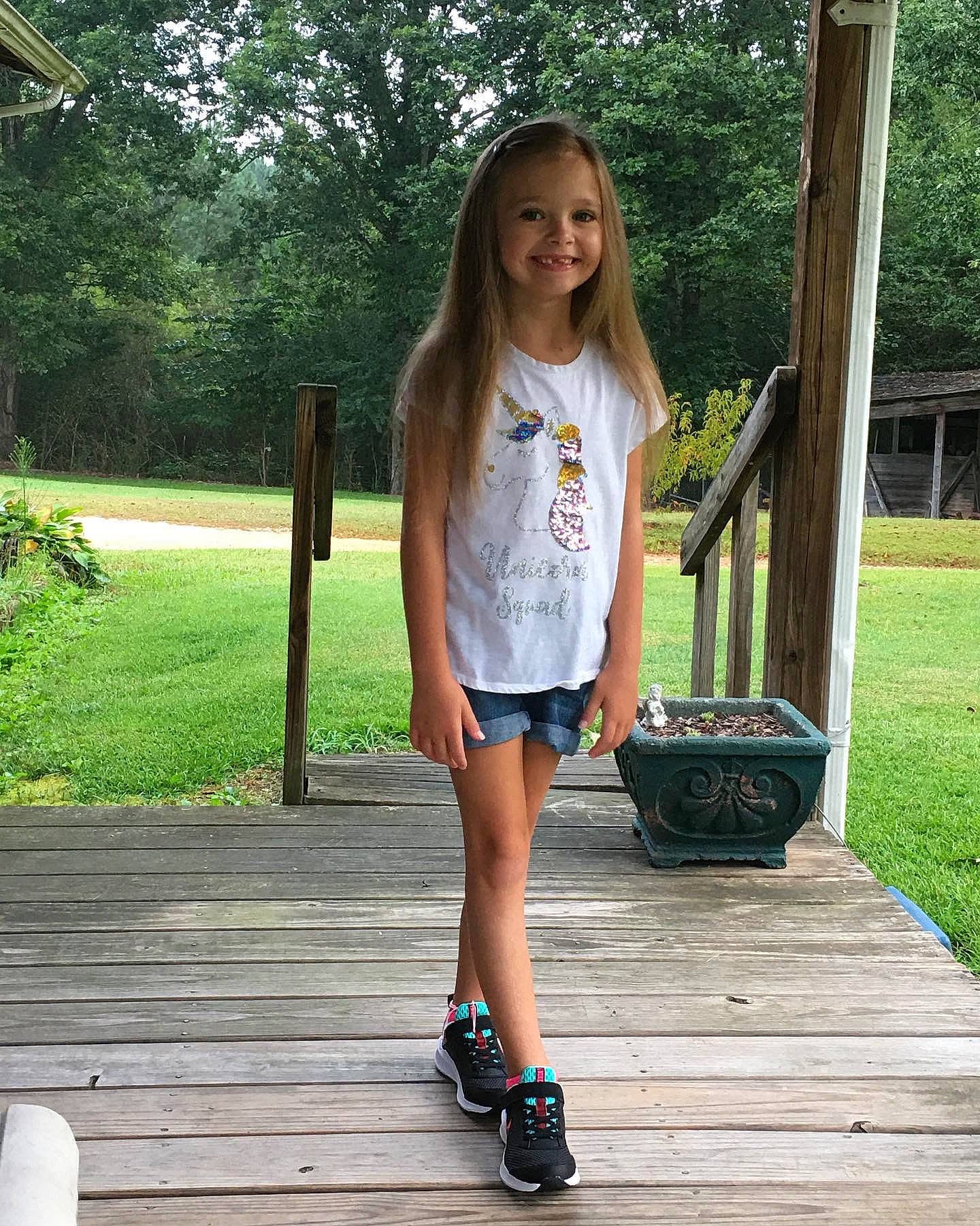 Kaitlyn joined the competition — help win amazing prizes! footwear, grass, hairstyle, happy, joint, joy, knee, leg, leisure, person, plant, shoe, shoulder, sleeve, standing, street_fashion, summer, t_shirt, thigh, tree