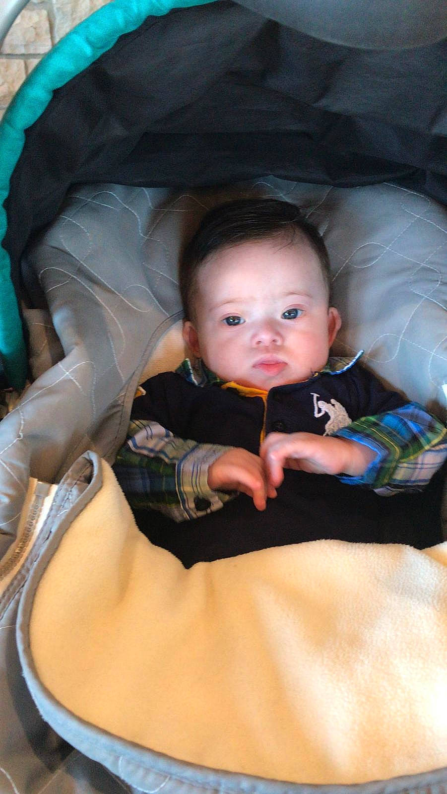 Matias is registered to the contest to win money with this photo: baby, baby_carriage, baby_products, cheek, child, eye, iris, mouth, person, product, skin, toddler