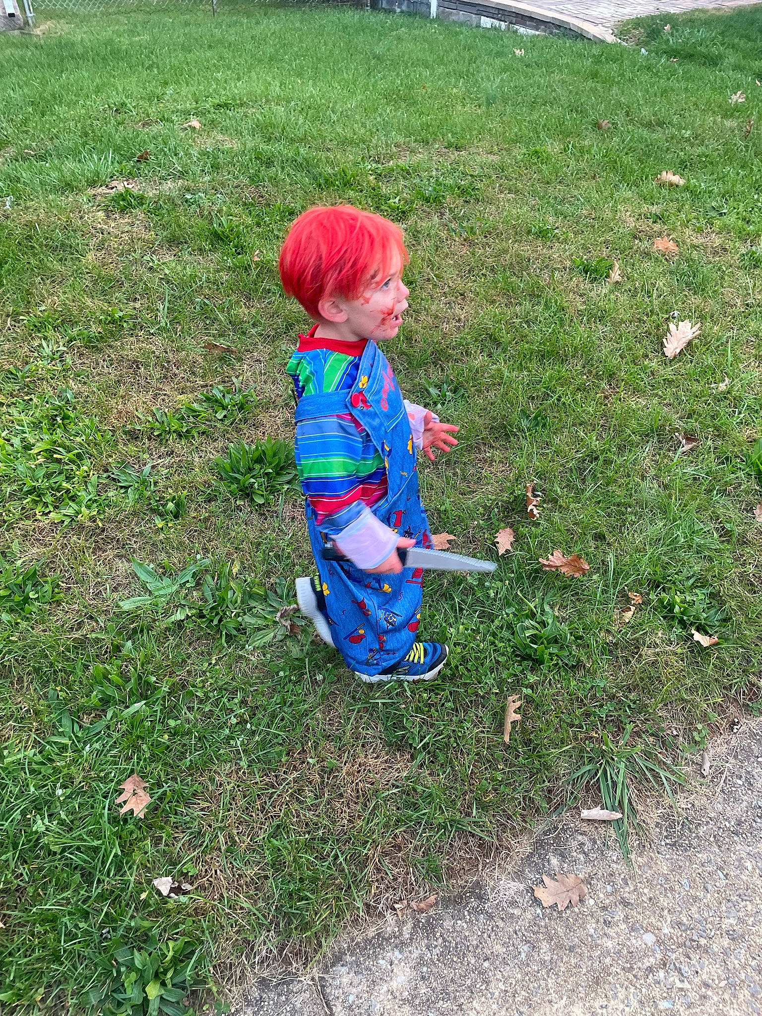 Wyatt is registered to the contest to win money with this photo: child, electric_blue, fun, garden, gardening, grass, grass_family, grassland, groundcover, landscape, landscaping, lawn, lawn_ornament, people_in_nature, person, plant, recreation, soil, toddler, toy