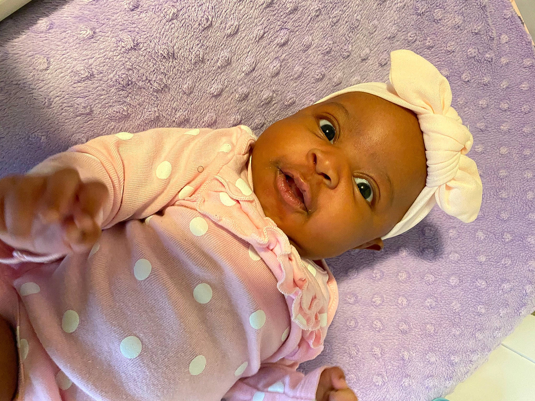 Amaziah is registered to the contest to win money with this photo: baby, cheek, child, head, person, pink, skin, smile, toddler