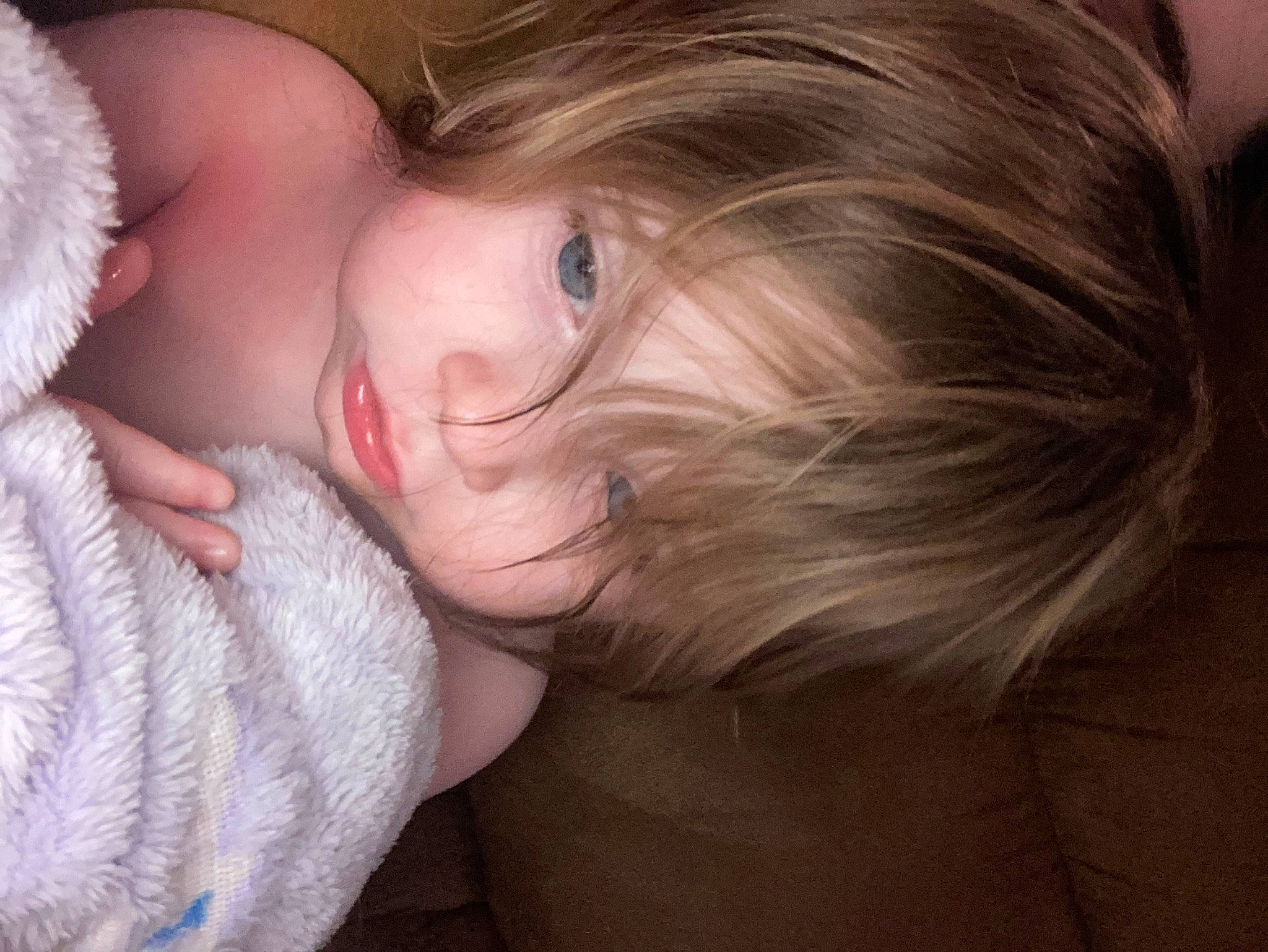 Abigail is registered to the contest to win money with this photo: arm, baby, cheek, comfort, ear, eyebrow, eyelash, gesture, hand, happy, human_body, iris, lip, long_hair, nail, neck, nose, person, shoulder, smile