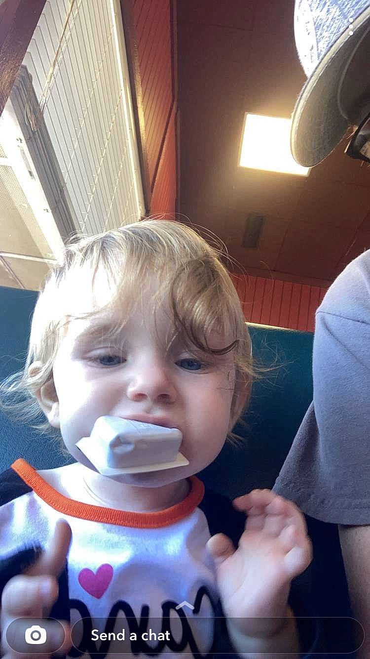 Abigail is registered to the contest to win money with this photo: baby_toddler_clothing, blond, cheek, child, chin, cool, eye, eyelash, fun, happy, human, iris, light, lighting, lip, mouth, nose, people, person, skin