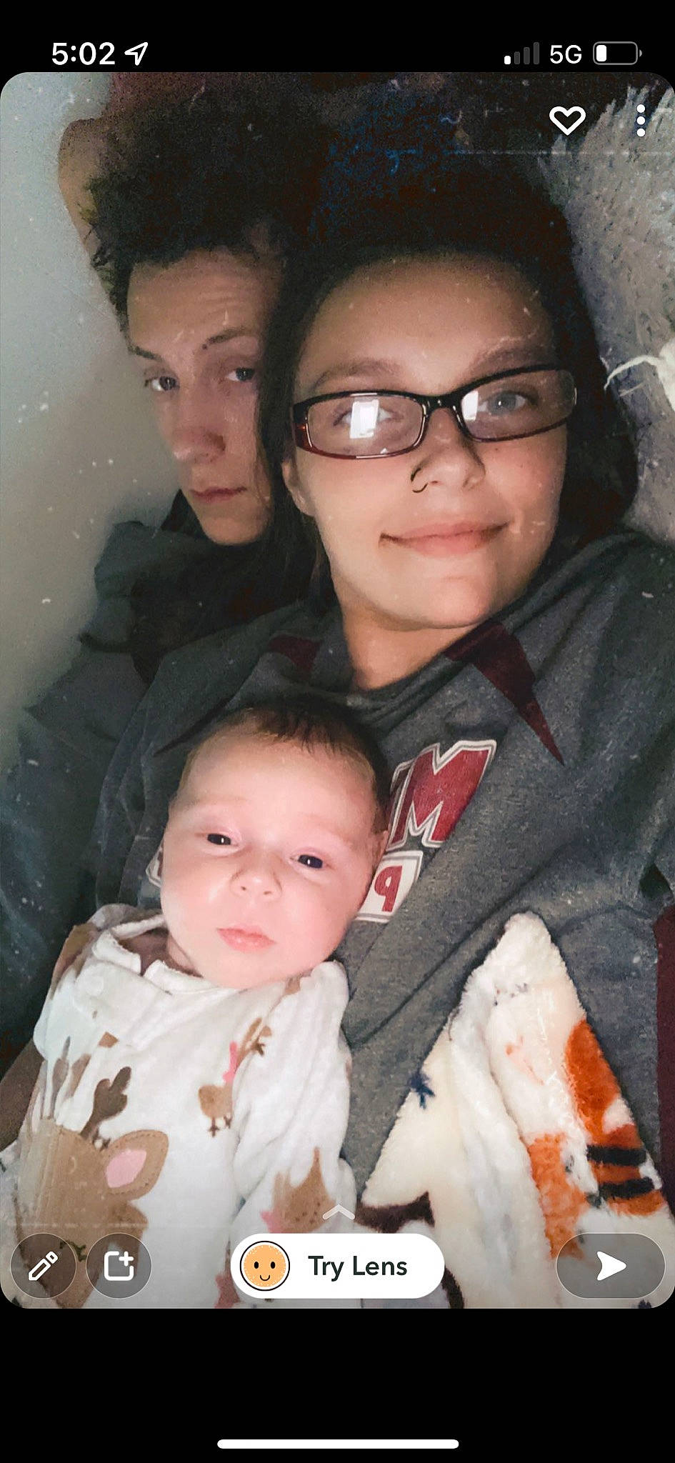 Zoey is registered to the contest to win money with this photo: cheek, eye, face, facial_expression, forehead, glasses, hair, happy, head, human, iris, joy, lip, mouth, nose, organ, outerwear, person, photograph, skin