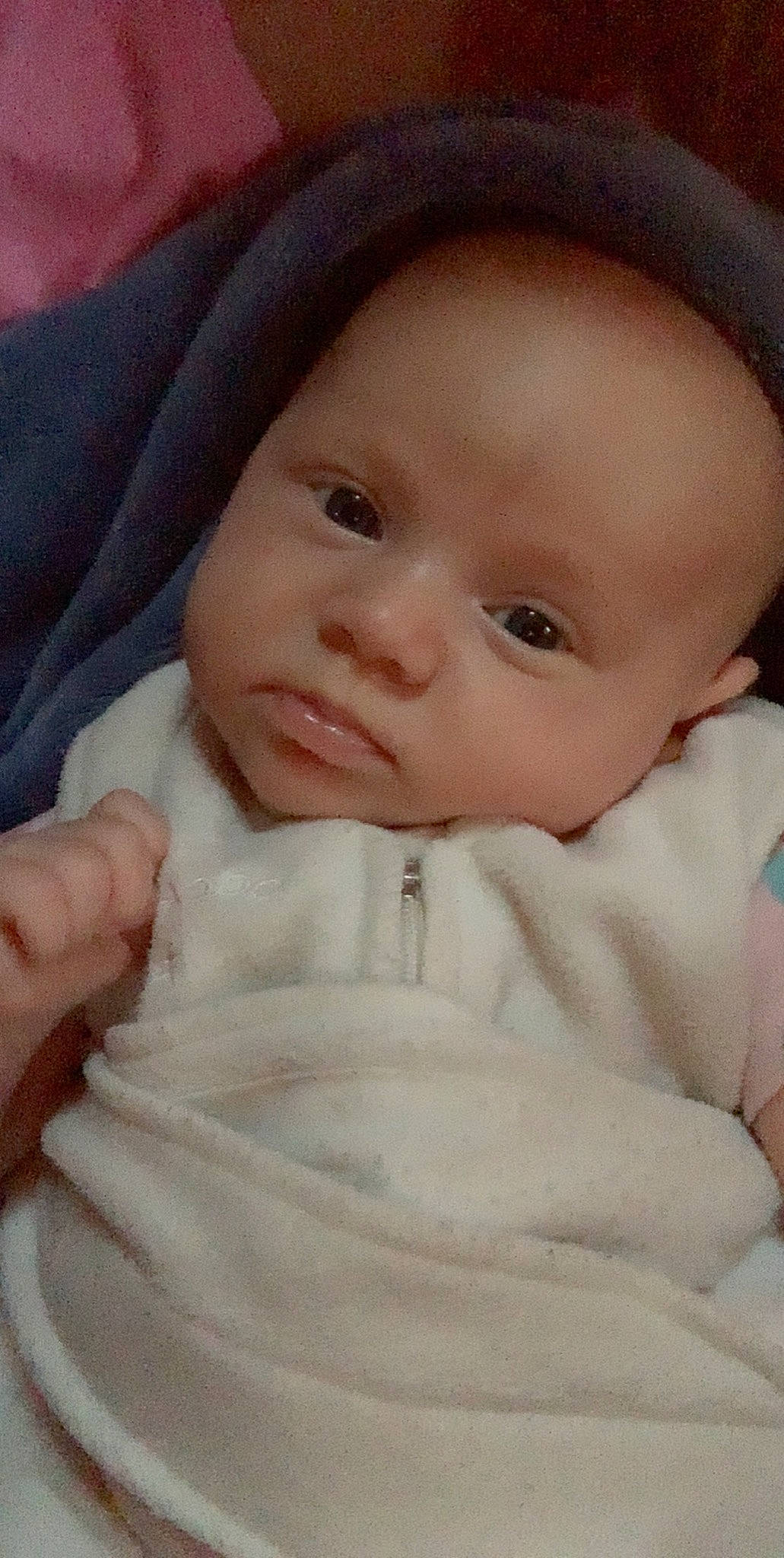 Elsie is registered to the contest to win money with this photo: baby, cheek, child, chin, eye, eyebrow, face, forehead, head, lip, mouth, nose, person, skin, smile, toddler