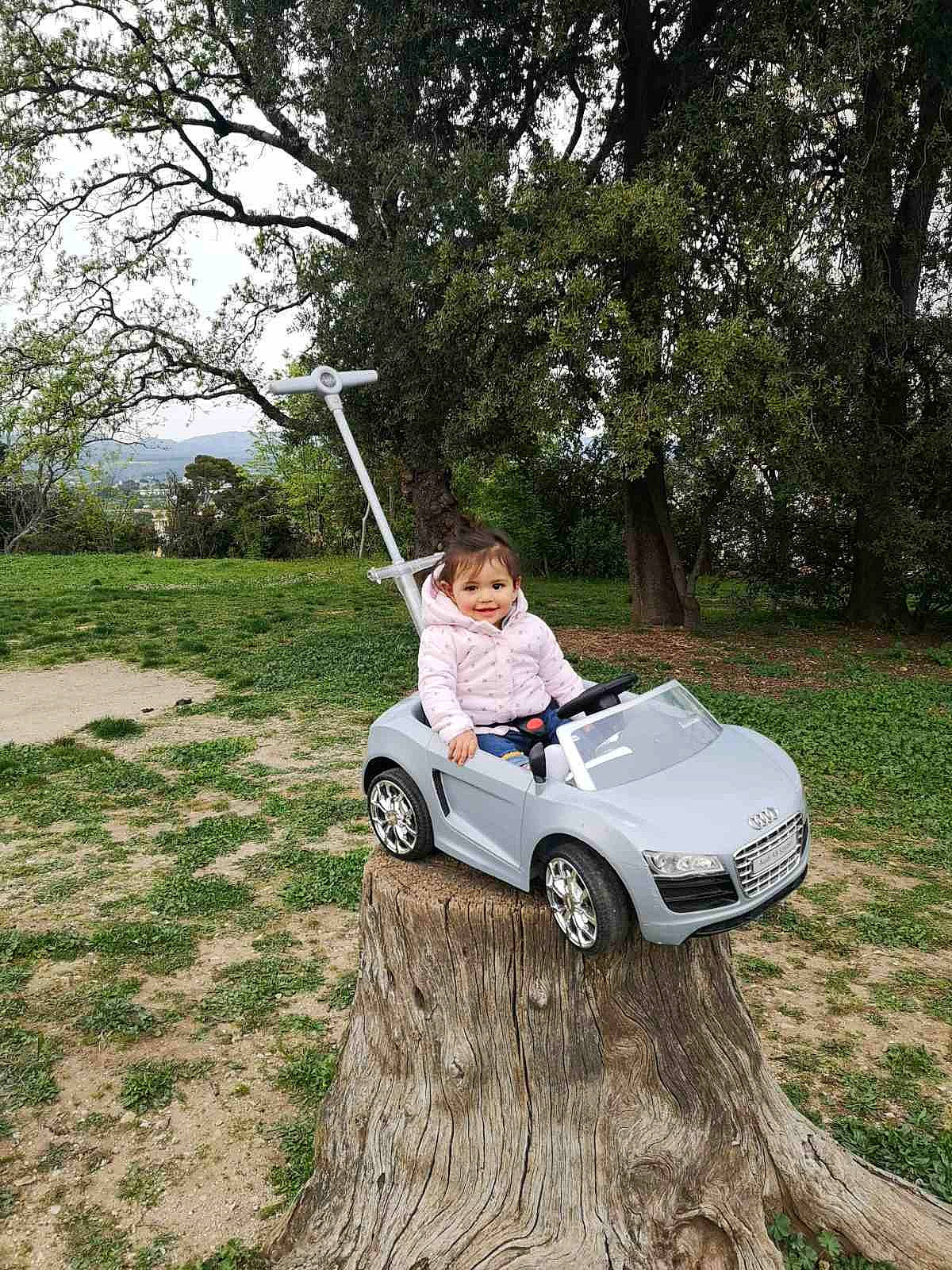Hind a rejoint le concours — aidez-le/la à gagner de superbes lots ! car, city_car, golf_cart, grass, joy, land_vehicle, motor_vehicle, person, plant, product, tree, vehicle