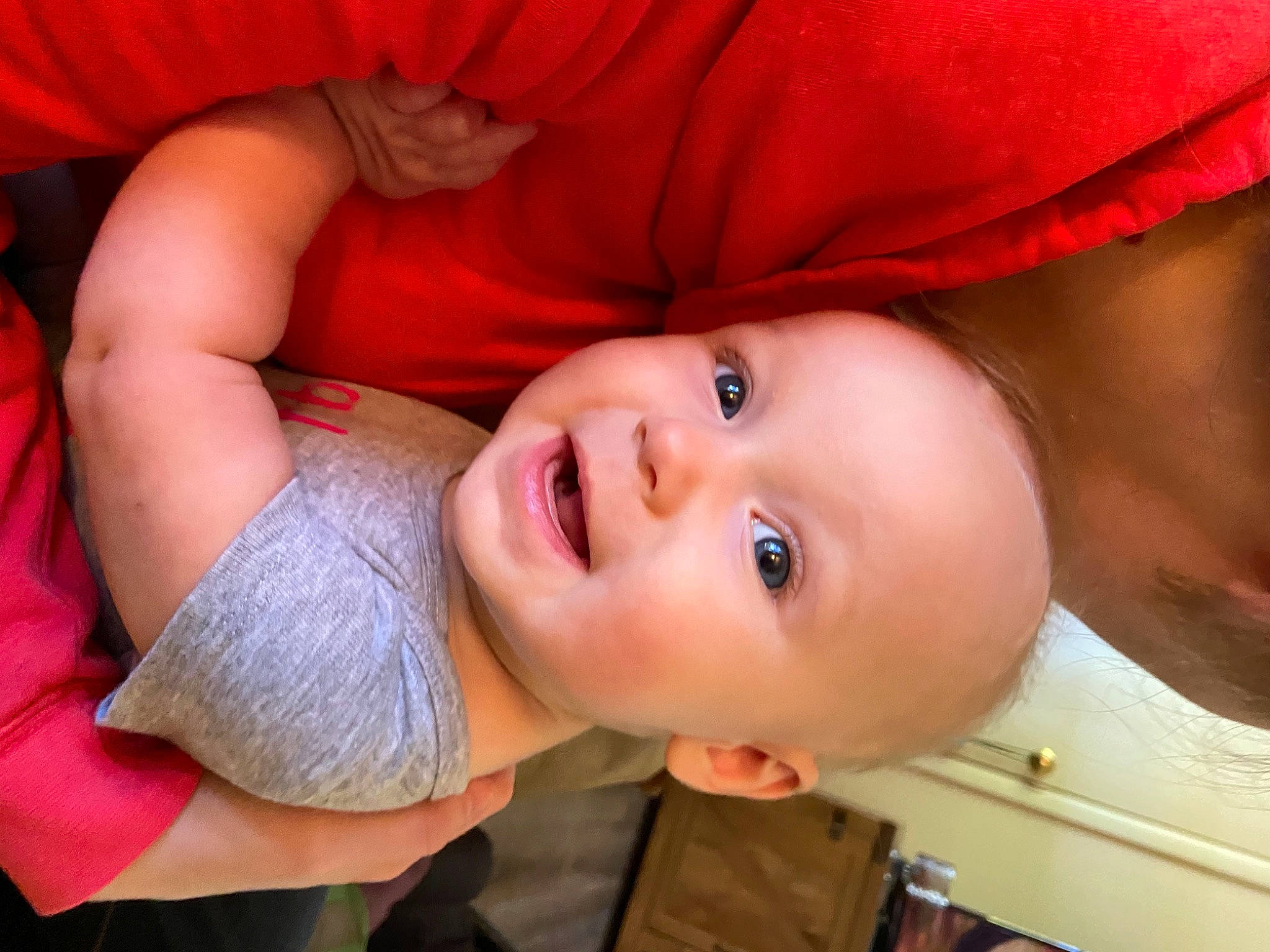 Remi joined the competition — help win amazing prizes! baby, baby_toddler_clothing, cheek, child, chin, comfort, eyebrow, eyelash, forehead, human, iris, lip, muscle, nose, orange, person, portrait_photography, red, skin, throat