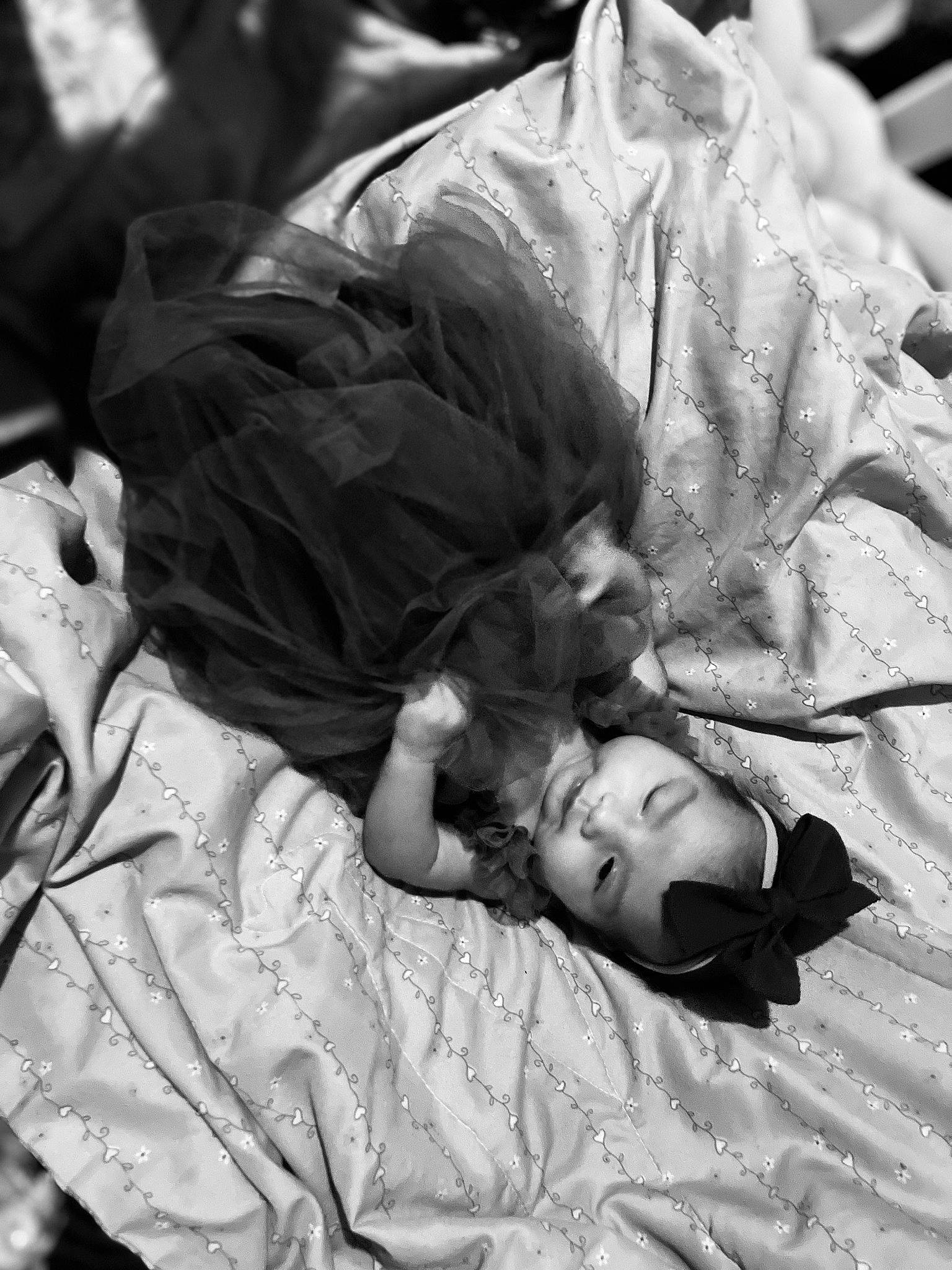Alina joined the competition — help win amazing prizes! bedding, bedtime, black, black_and_white, child, comfort, fur, grass, grey, headwear, human_leg, linens, monochrome, monochrome_photography, nap, person, plastic_bag, room, sitting, sleep