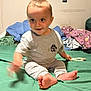 Dalton joined the competition — help win amazing prizes! child, toddler, baby, bed, blanket, clothing, foot, hand, indoor, person, portrait, smile, wall, photo_frame, toy, fabric, casual, furniture, home, playful