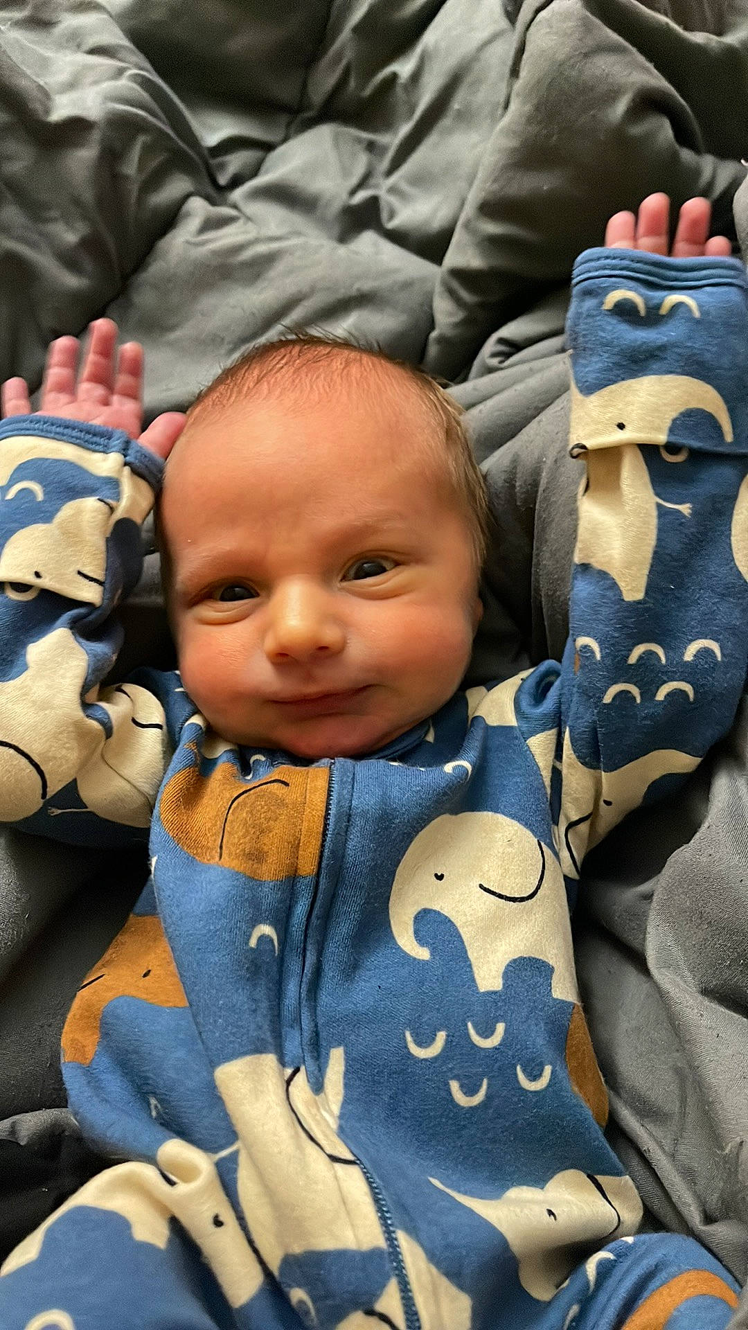 Chase joined the competition — help win amazing prizes! baby, cheek, child, comfort, cool, facial_expression, finger, hand, happy, human, mammal, mouth, organ, people, person, product, skin, textile, thumb, toddler