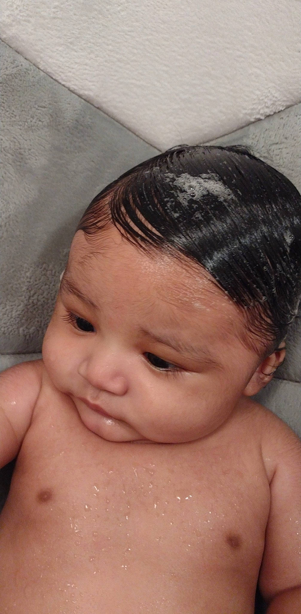 Marcelo joined the competition — help win amazing prizes! baby, baby_bathing, bathing, cheek, chin, ear, eye, eyebrow, eyelash, face, facial_expression, forehead, hair, iris, lip, mouth, muscle, neck, nose, person