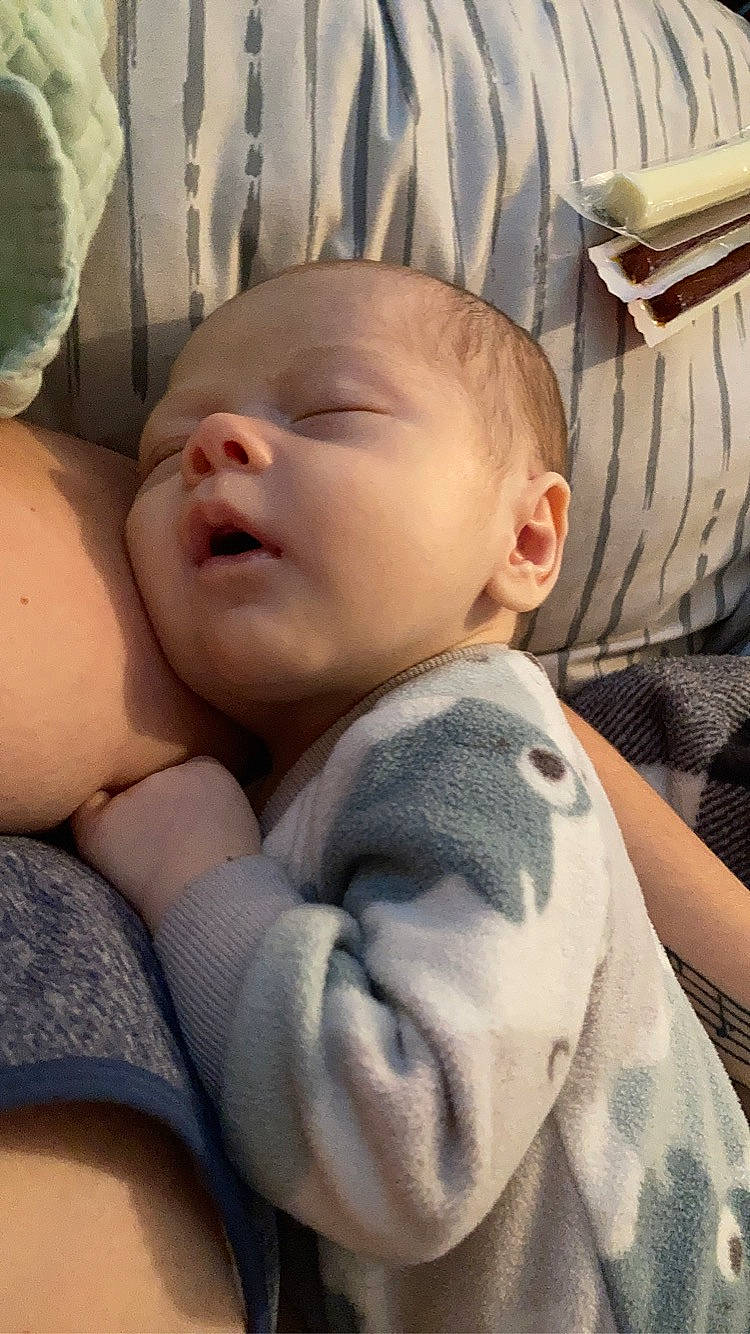 Brooks joined the competition — help win amazing prizes! abdomen, baby, baby_products, baby_sleeping, baby_toddler_clothing, bedding, cheek, child, comfort, eyelash, human_body, iris, linens, mouth, nose, pattern, person, sitting, skin, sleeve