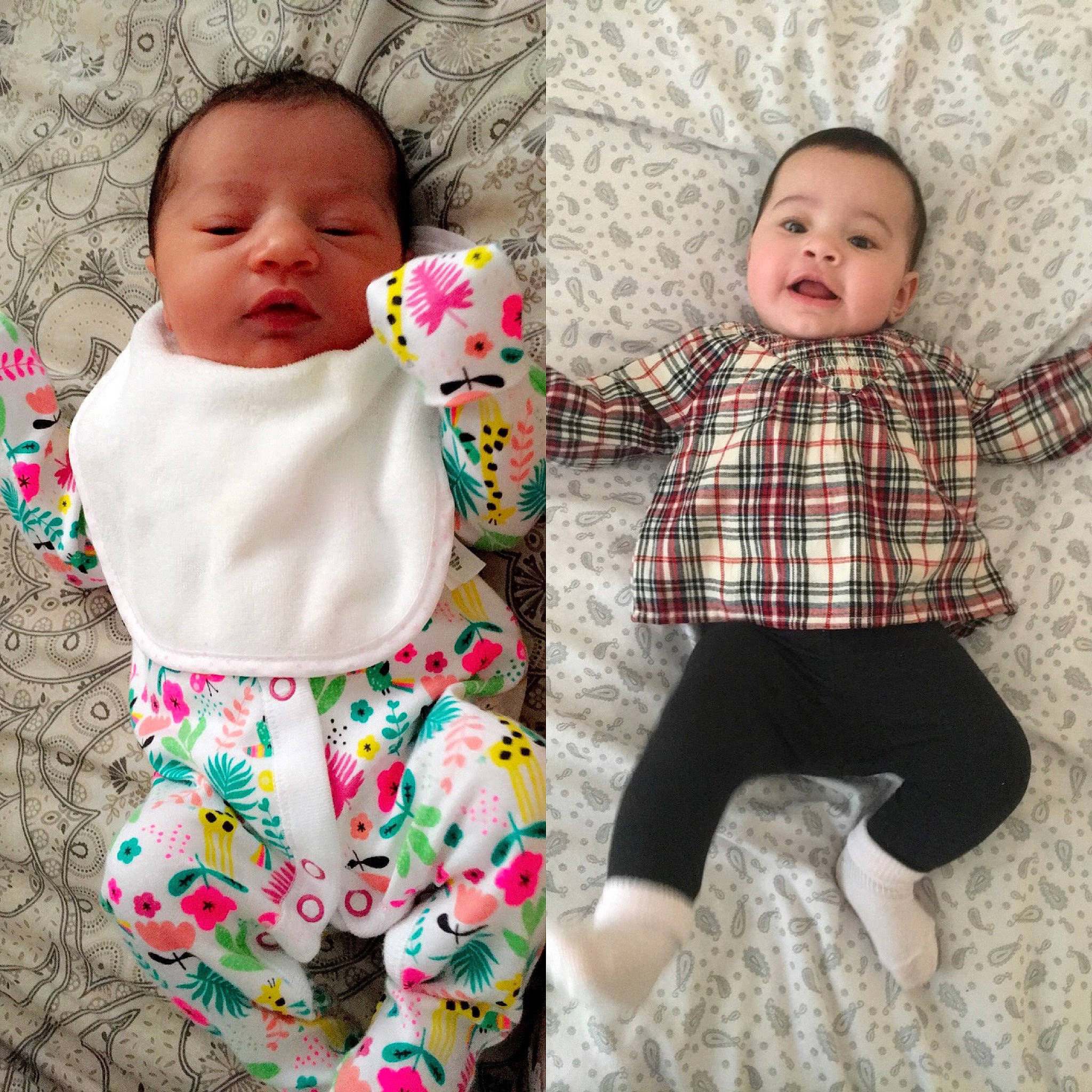 Rosie-lee joined the competition — help win amazing prizes! baby, baby_products, baby_toddler_clothing, child, clothing, design, dress, head, infant_bodysuit, outerwear, pattern, people, person, pink, plaid, product, skin, sleeve, textile, toddler