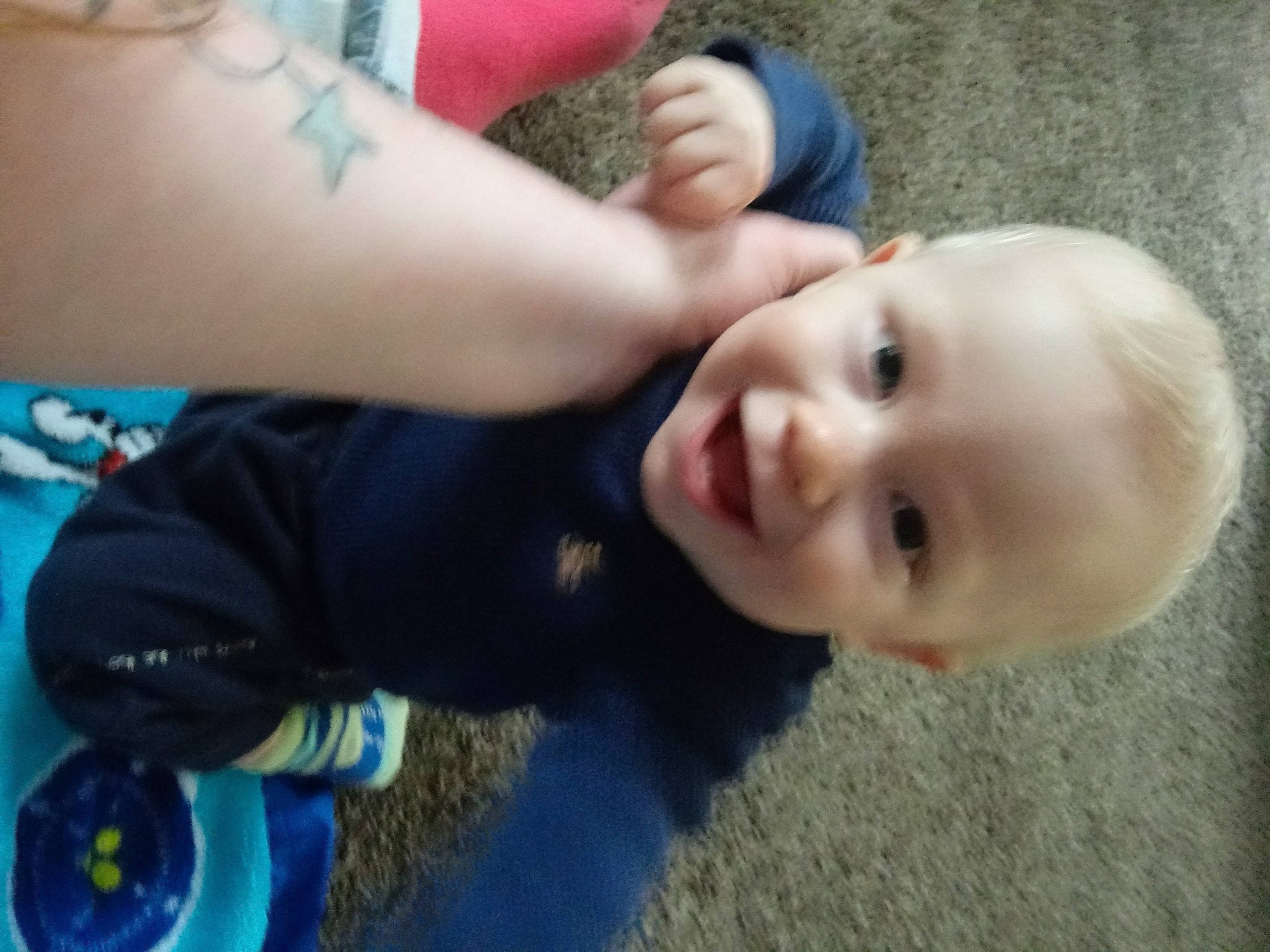 Graceson joined the competition — help win amazing prizes! arm, baby, cheek, child, ear, eye, finger, fun, hand, head, leg, mouth, nose, person, play, skin, smile, thumb, toddler