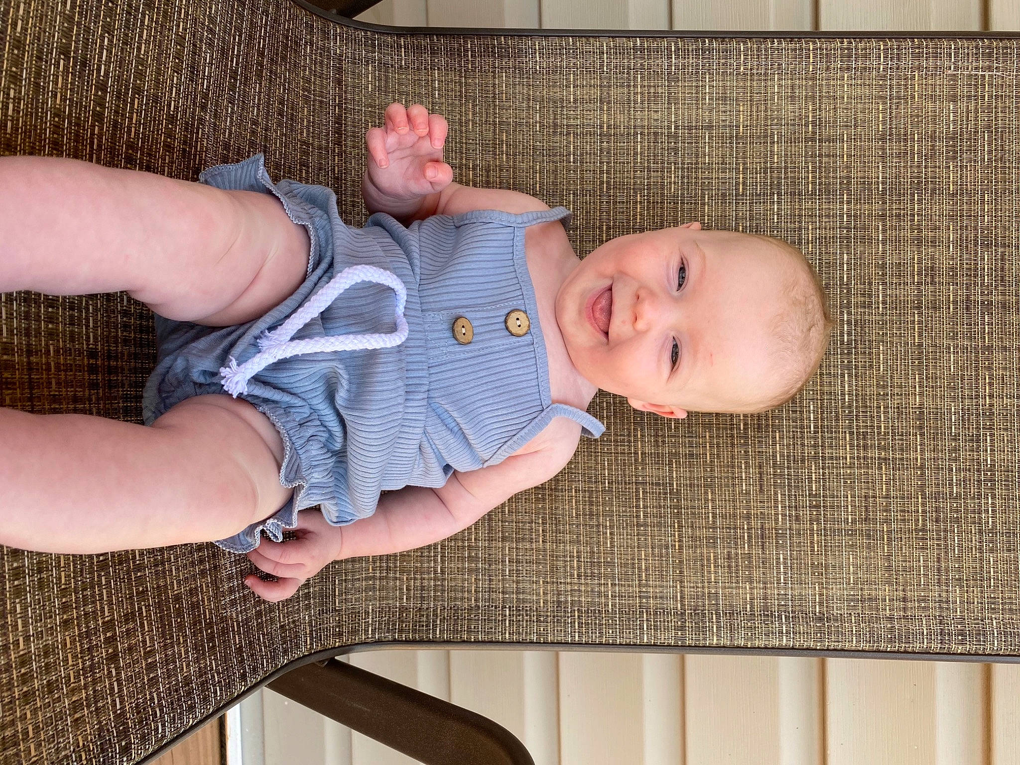 Faye is registered to the contest to win money with this photo: arm, baby, child, joy, leg, person, product, toddler