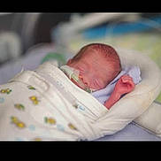 Violet-Jo joined the competition — help win amazing prizes! newborn, baby, sleeping, blanket, infant, swaddled, bed, cushion, soft, resting, peaceful, healthcare, hospital, nasal_tube, delicate, young, child, portrait, cute, tiny