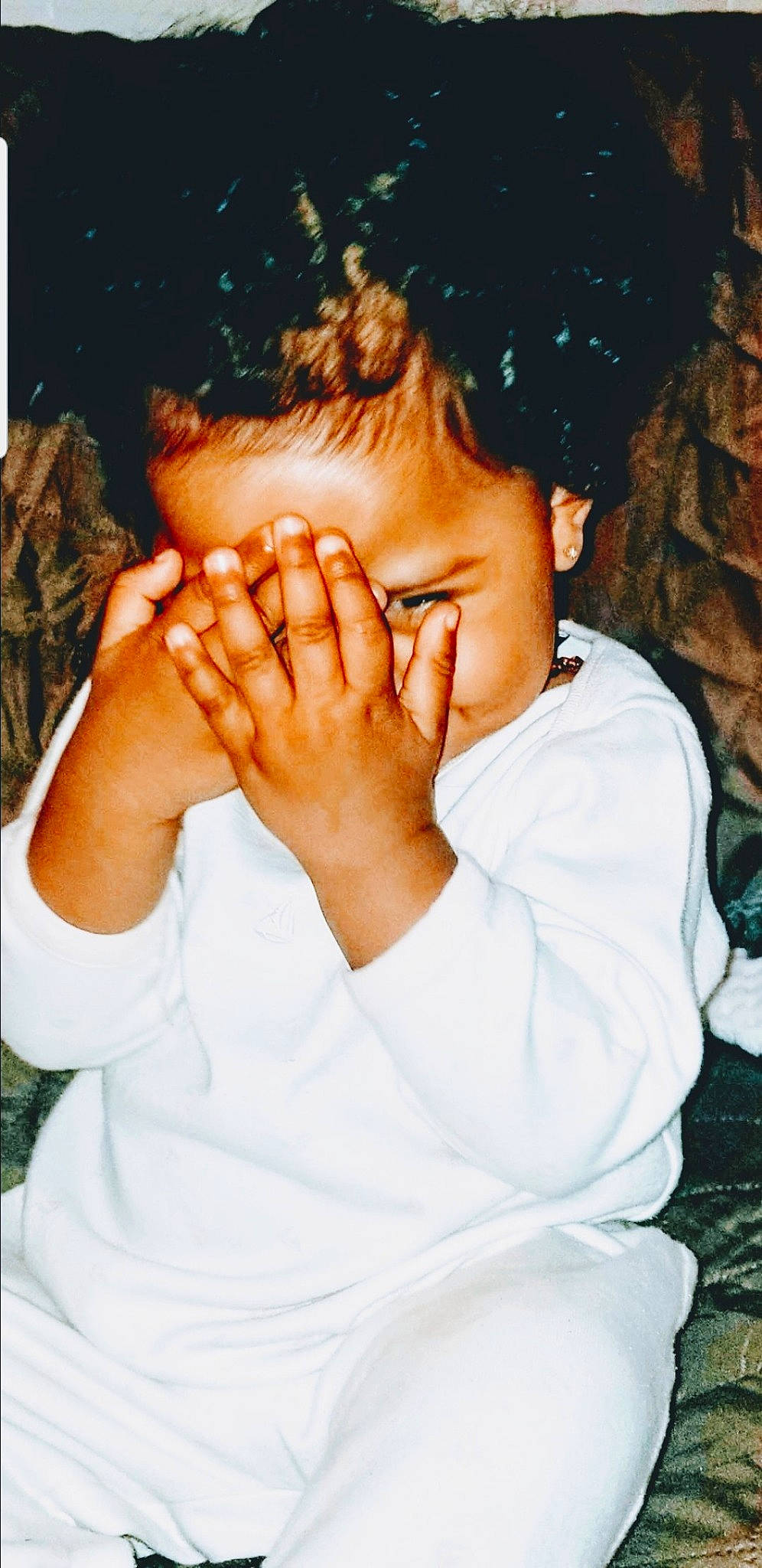 Danika joined the competition — help win amazing prizes! finger, forehead, gesture, hand, pray