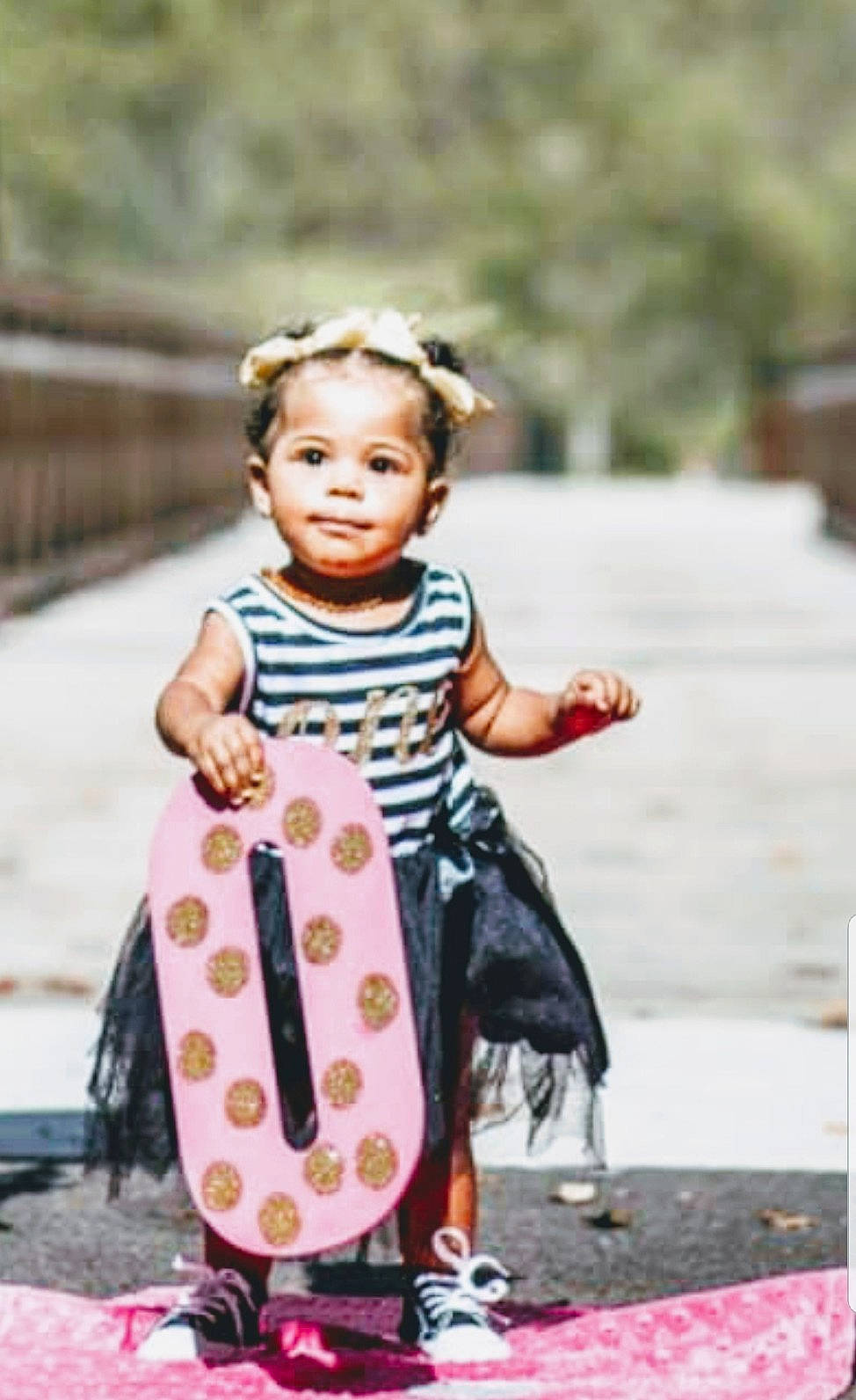 Danika joined the competition — help win amazing prizes! baby, child, child_model, design, dress, pattern, person, photography, pink, play, polka_dot, smile, toddler