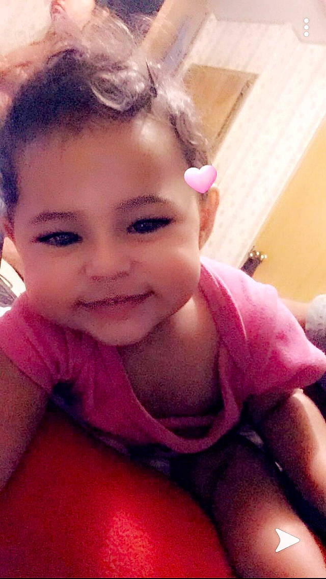 Karen is registered to the contest to win money with this photo: baby, beauty, cheek, child, chin, ear, eye, eyebrow, face, facial_expression, forehead, hair, head, lip, mouth, nose, person, pink, skin, smile