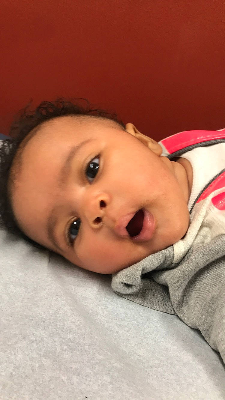 Monroe joined the competition — help win amazing prizes! cheek, child, chin, close_up, ear, eyebrow, face, forehead, head, infant, lip, mouth, nose, person, skin, smile, toddler