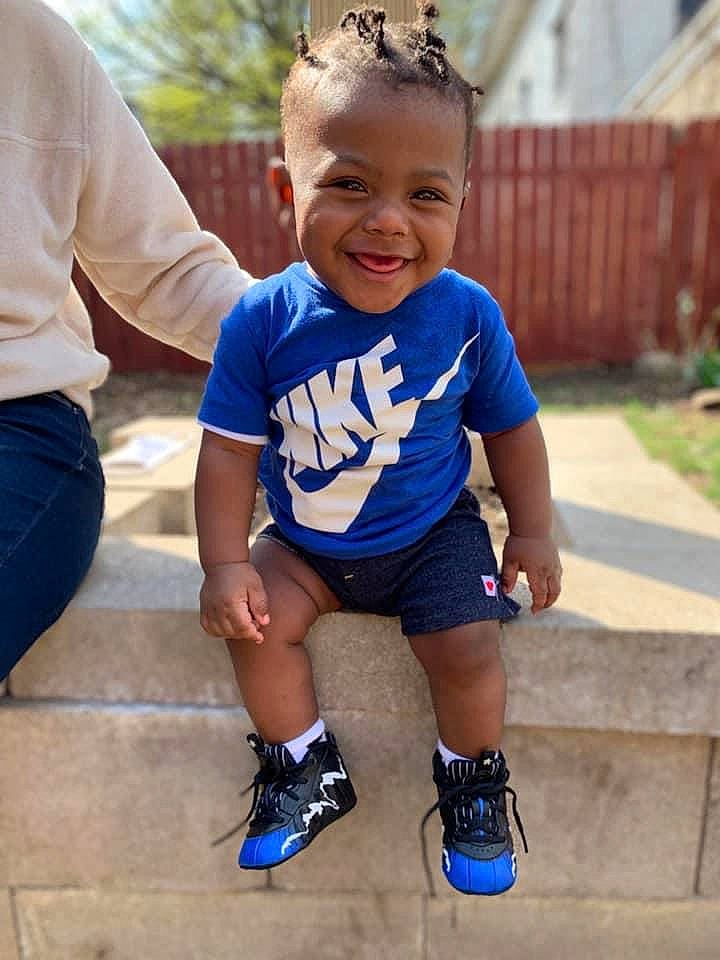 Alandis joined the competition — help win amazing prizes! azure, baby_toddler_clothing, cool, face, fun, grass, hair, hand, happy, head, joy, leisure, person, shoe, shorts, sleeve, smile, standing, summer, t_shirt