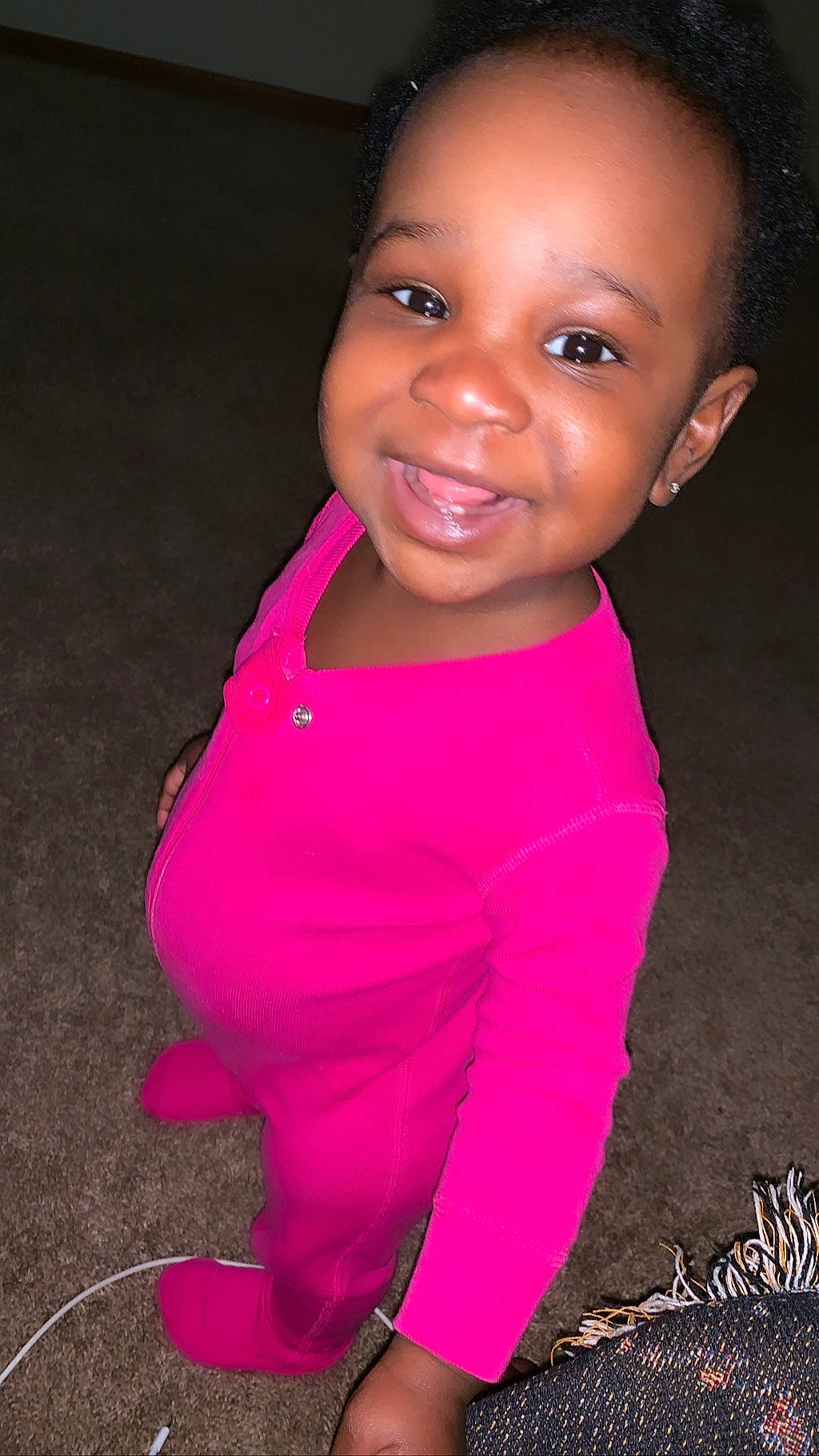 Oshun joined the competition — help win amazing prizes! cheek, child, child_model, face, joy, lip, magenta, person, pink, skin, smile, toddler