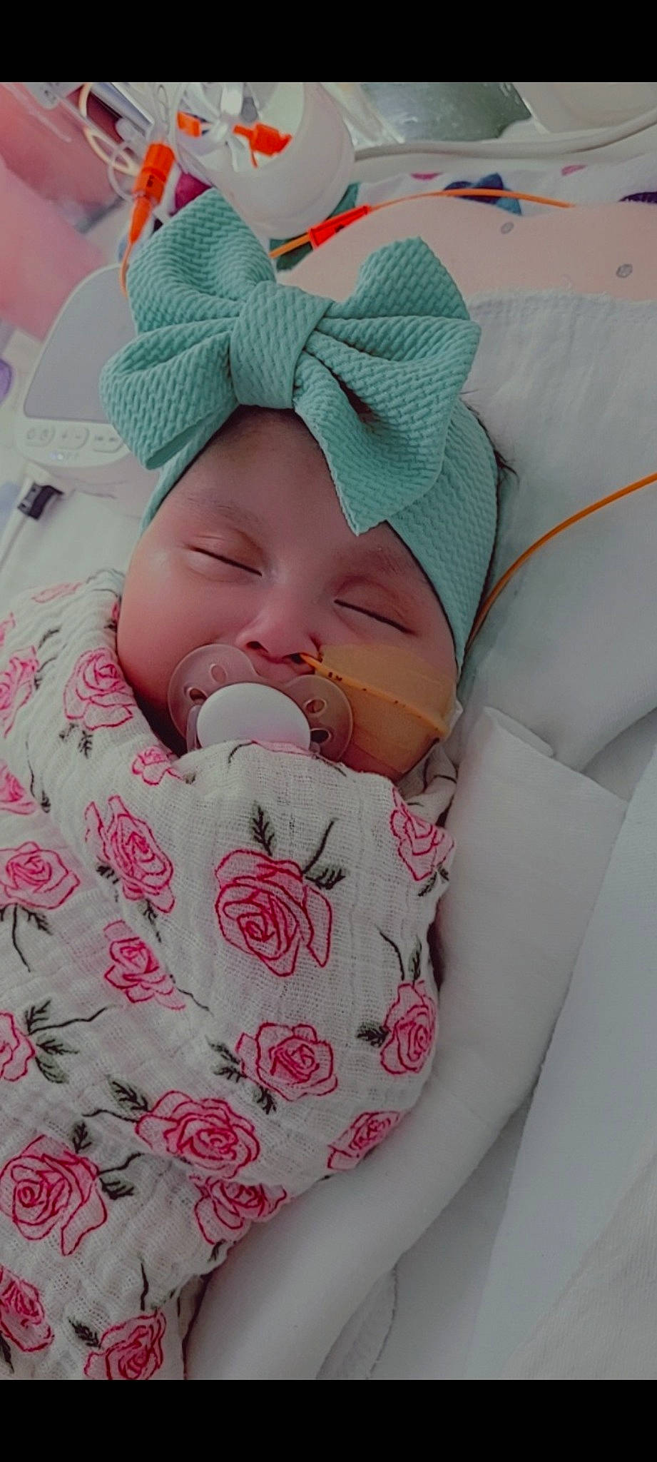 Katalina is registered to the contest to win money with this photo: baby, baby_products, baby_sleeping, baby_toddler_clothing, bedding, bedtime, cheek, child, comfort, face, hat, head, headwear, linens, nap, pattern, peach, person, pink, product