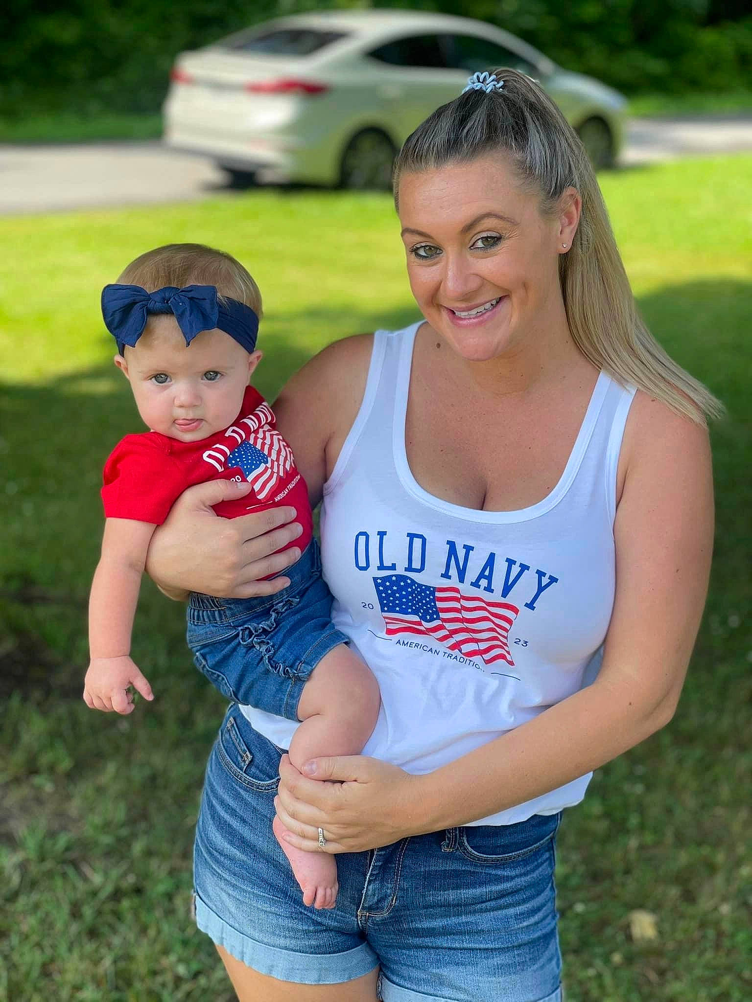 Alena joined the competition — help win amazing prizes! beauty, electric_blue, face, fun, grass, hairstyle, hand, happy, head, headwear, joy, leisure, muscle, people_in_nature, person, plant, recreation, shorts, summer, t_shirt