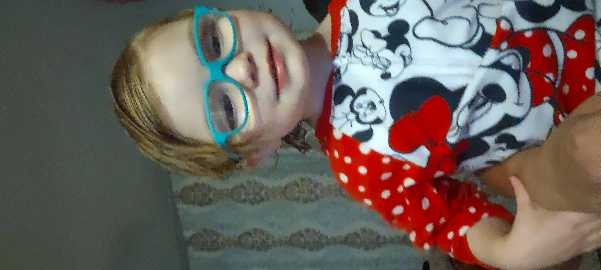 Karen is registered to the contest to win money with this photo: carmine, child, eyebrow, eyelash, eyewear, facial_expression, fun, happy, headgear, joy, lip, mouth, nose, orange, pattern, person, selfie, sleeve, smile, t_shirt