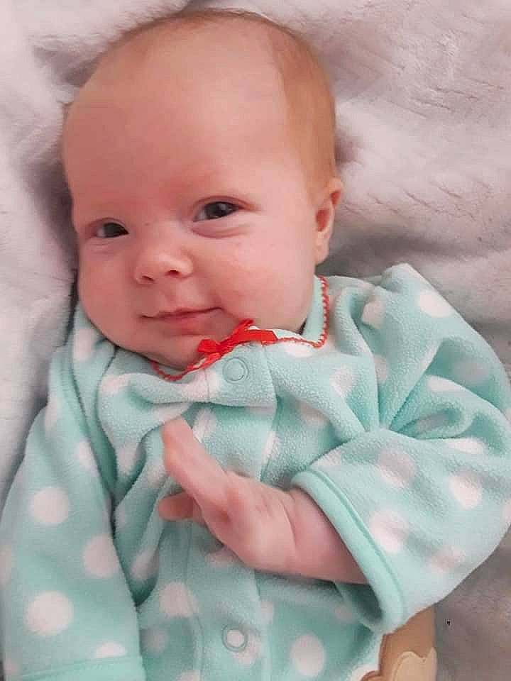 Kennedy joined the competition — help win amazing prizes! cheek, child, eye, face, girl, head, infant, iris, lip, nose, person, pink, product, skin, smile, toddler