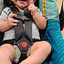 baby, child, car_seat, smiling, happy, infant, seatbelt, safety, blue, clothing, cute, hands, legs, feet, indoor, portrait, skin, person, seat, child_safety