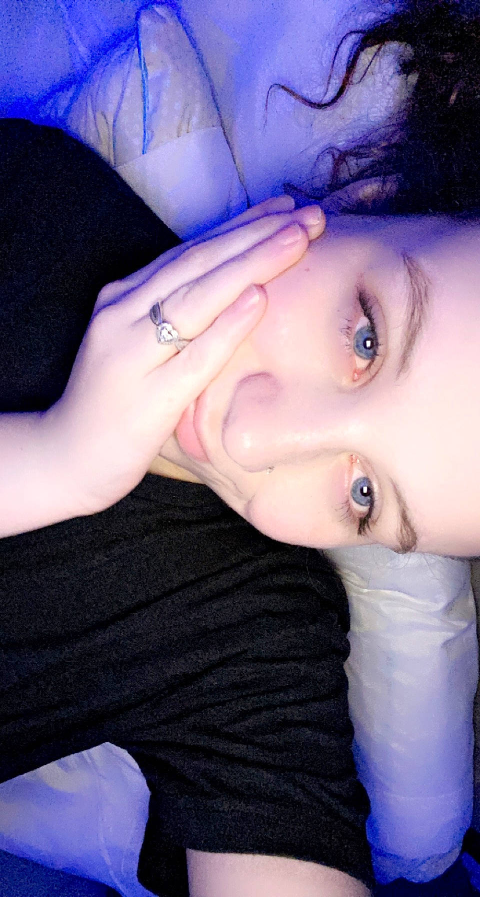 Caylyn joined the competition — help win amazing prizes! blue, cheek, cool, eye, eyebrow, eyelash, finger, flash_photography, forehead, gesture, jaw, joint, joy, lip, mouth, neck, nose, organ, person, purple