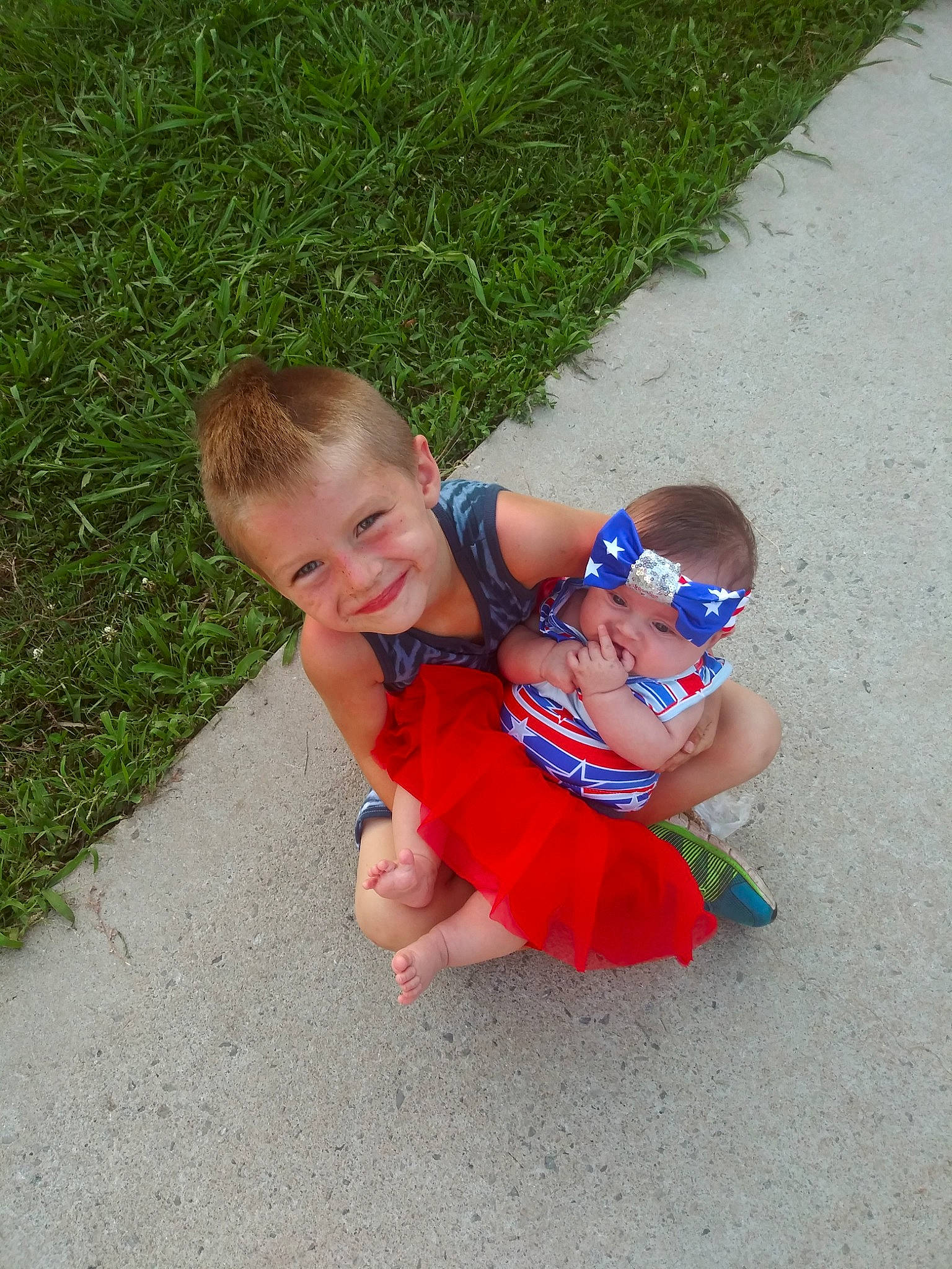 Isabella joined the competition — help win amazing prizes! baby, child, fun, grass, joy, leg, person, play, toddler