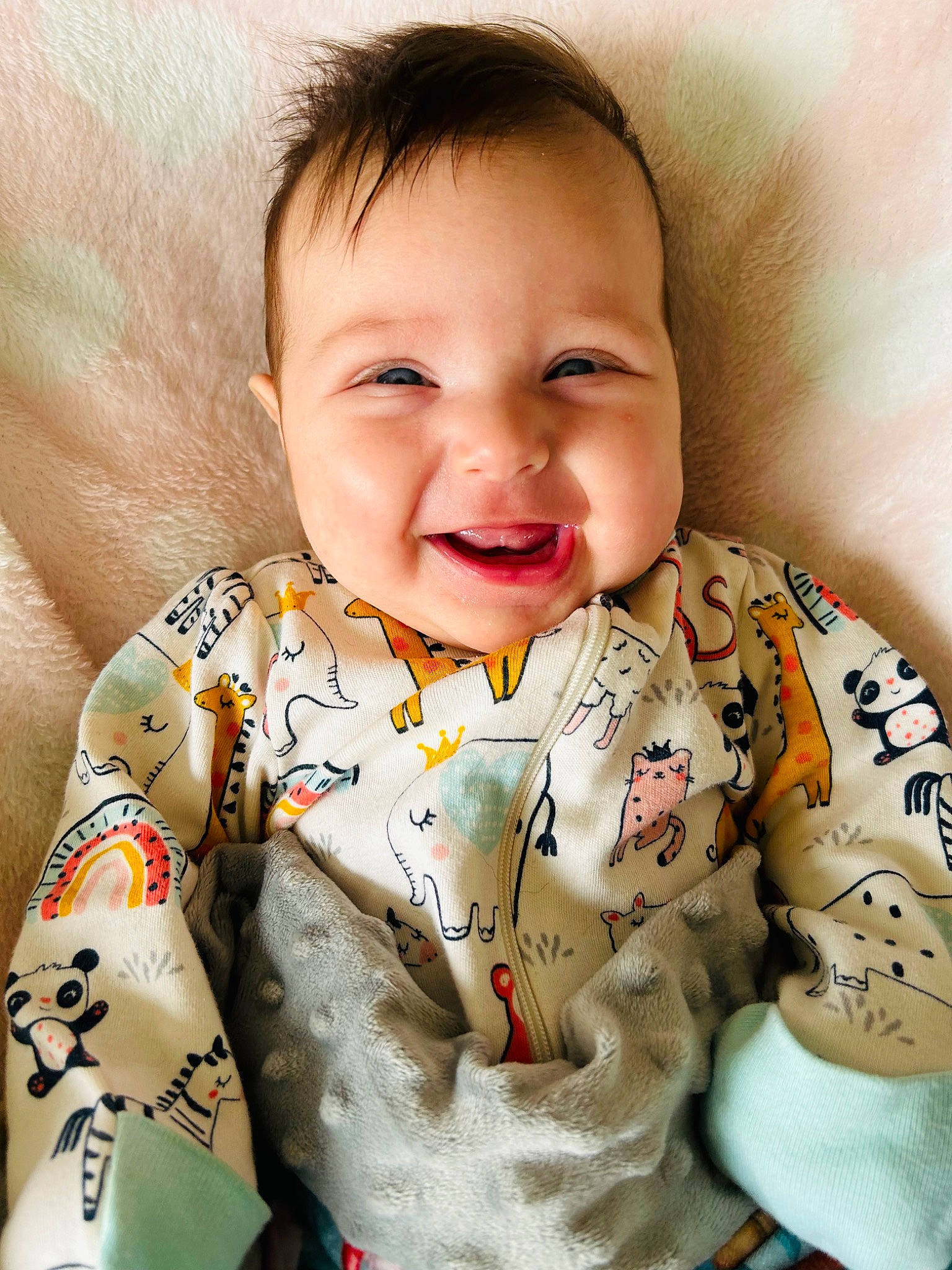 Kinsley joined the competition — help win amazing prizes! baby, baby_toddler_clothing, cheek, chin, collar, comfort, face, happy, head, iris, joy, mouth, neck, nose, outerwear, person, skin, sleeve, smile, textile