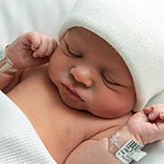 Curtis is registered to the contest to win money with this photo: newborn, baby, sleeping, infant, hat, blanket, hospital, id_band, peaceful, closeup, skin, hand, face, cute, resting, soft, cozy, child, portrait, bed