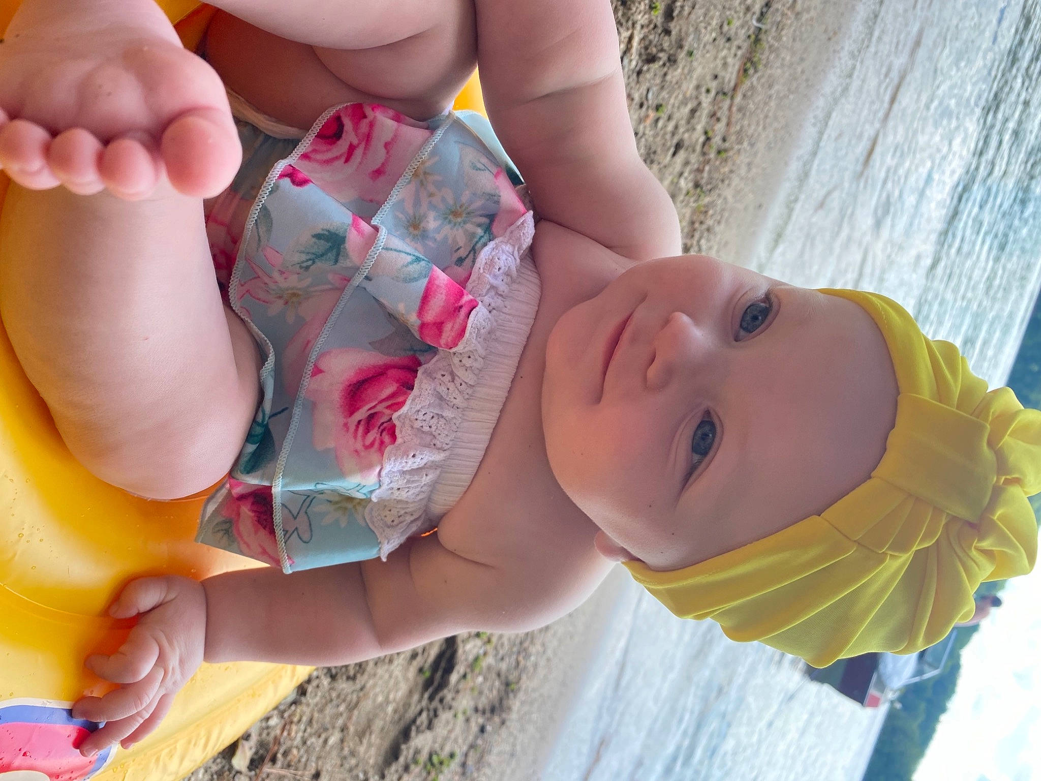Raelynn is registered to the contest to win money with this photo: arm, baby, baby_toddler_clothing, facial_expression, finger, gesture, hand, happy, headwear, leisure, mouth, muscle, nose, person, photograph, pink, red, skin, summer, toddler